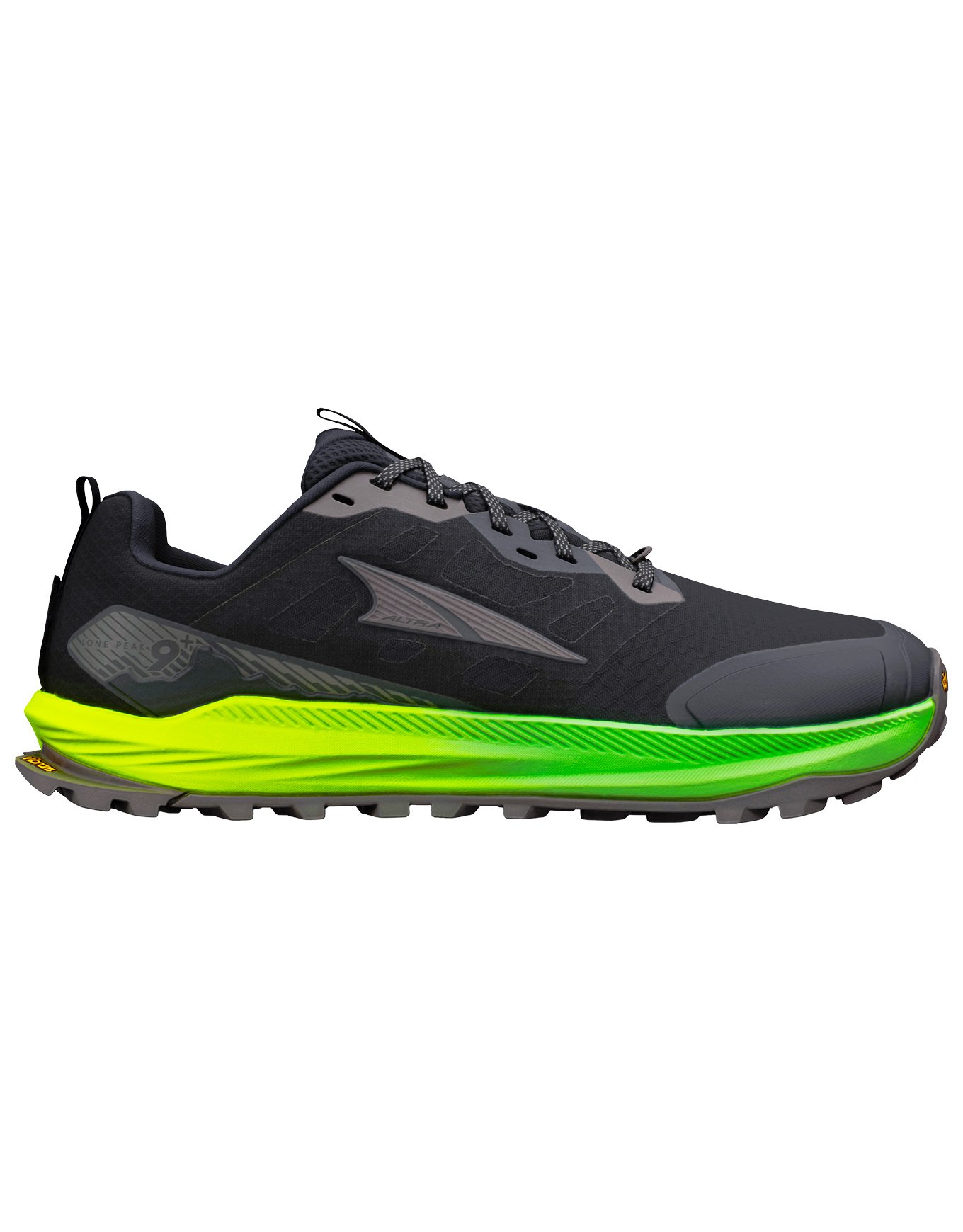 M Lone Peak 9+ Black/Dark Gull Grey/Gecko + Altra