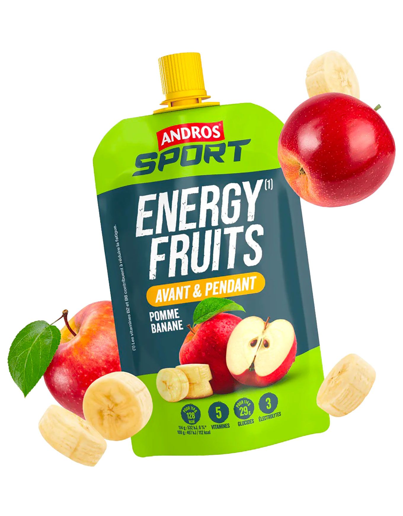 Energy Fruits Pomme Banane + Andros Sport