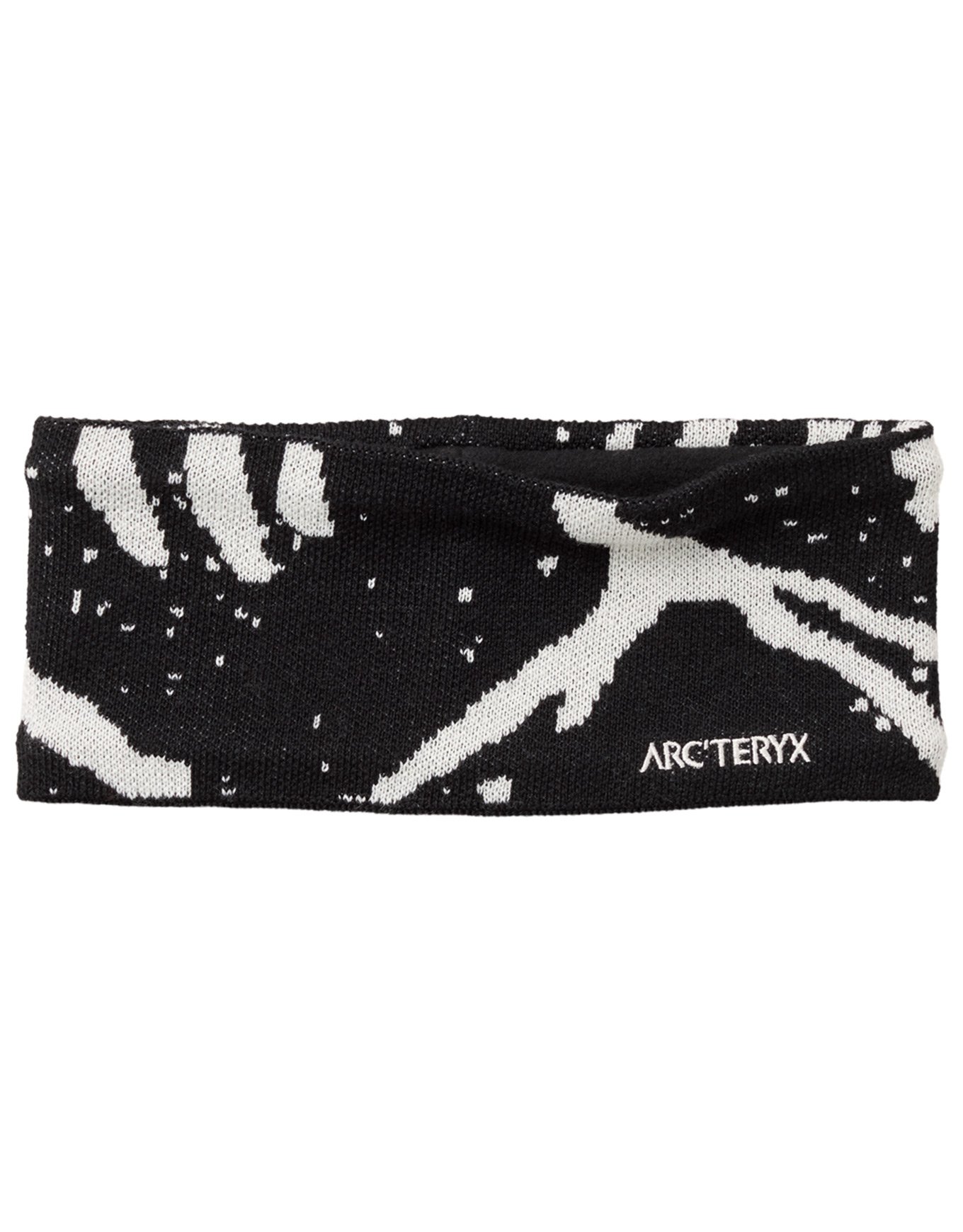 Grotto Headband Black Arctic Silk + Arc'Teryx