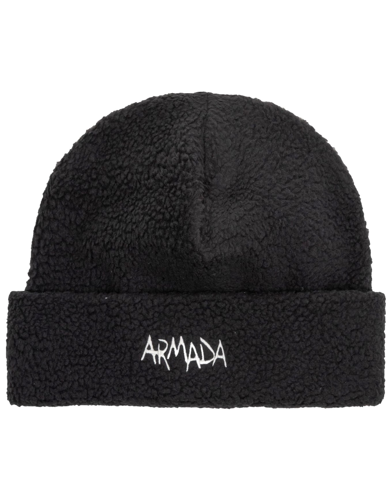 McCole Hi-Pile Fleece Beanie Black + Armada