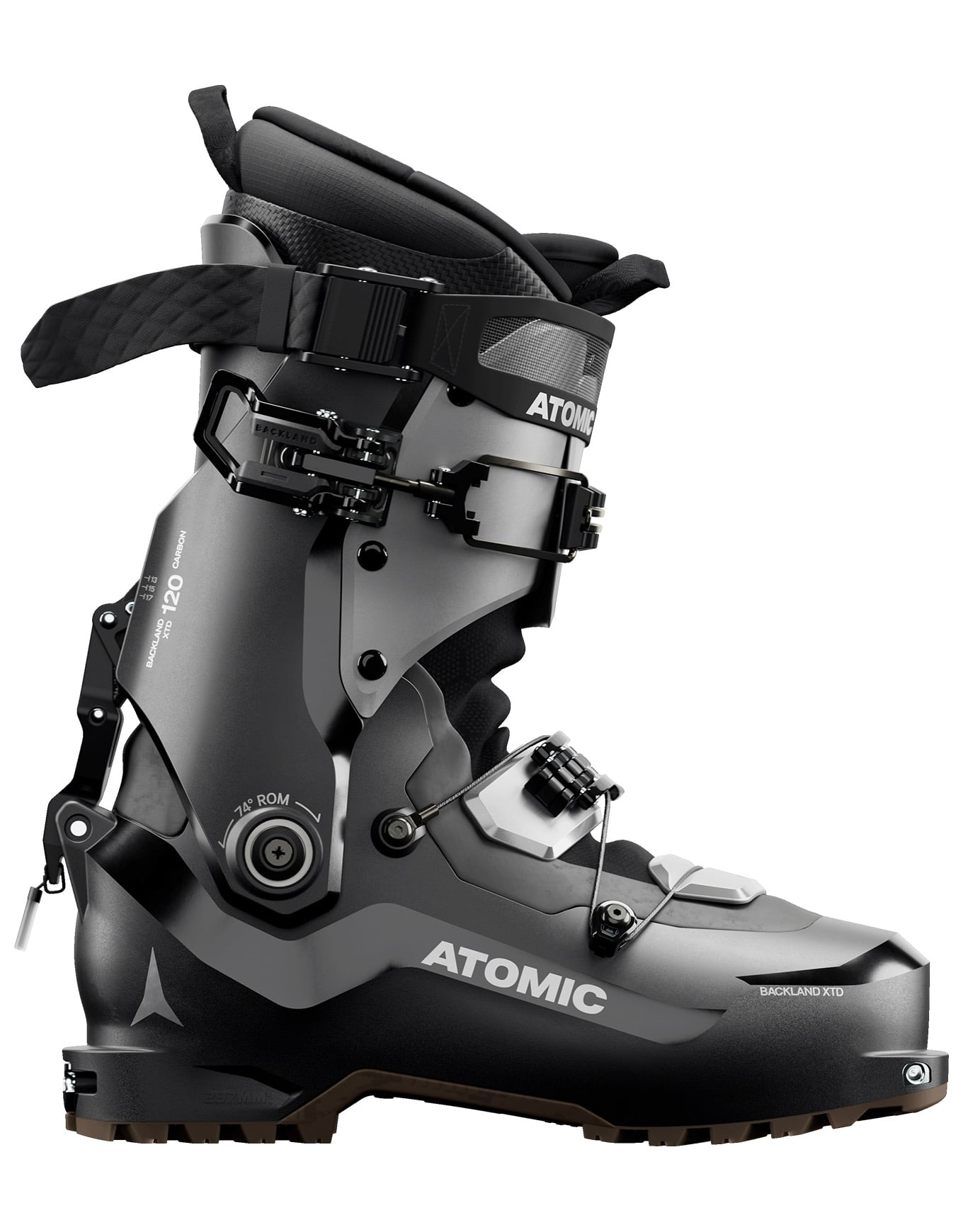 Backland Xtd Carbon 120 Black/Silver + Atomic