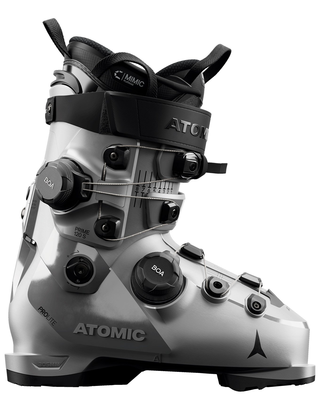 Hawx Prime 120 S Dual Boa Silver/Black + Atomic