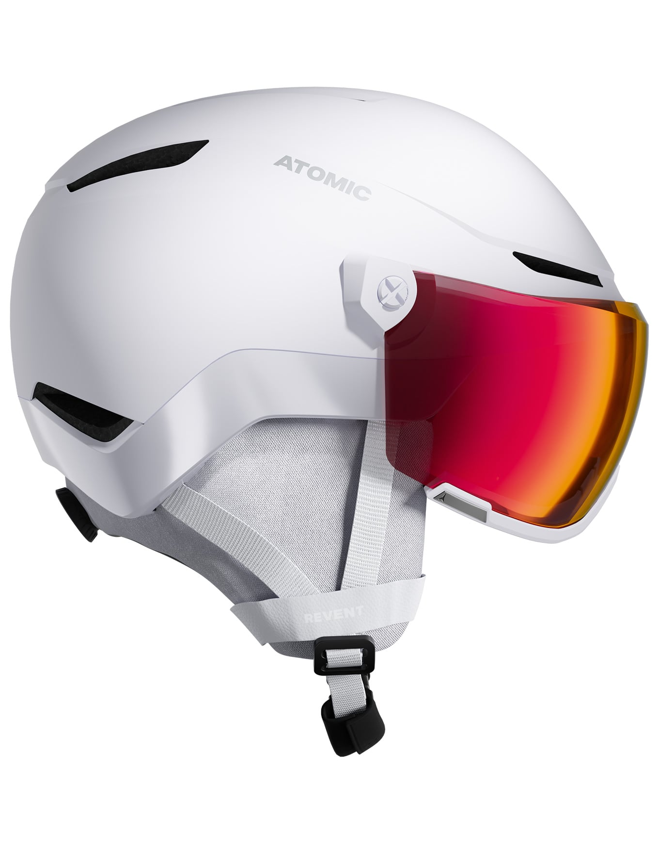 Revent Visor Photo White Heather + Atomic