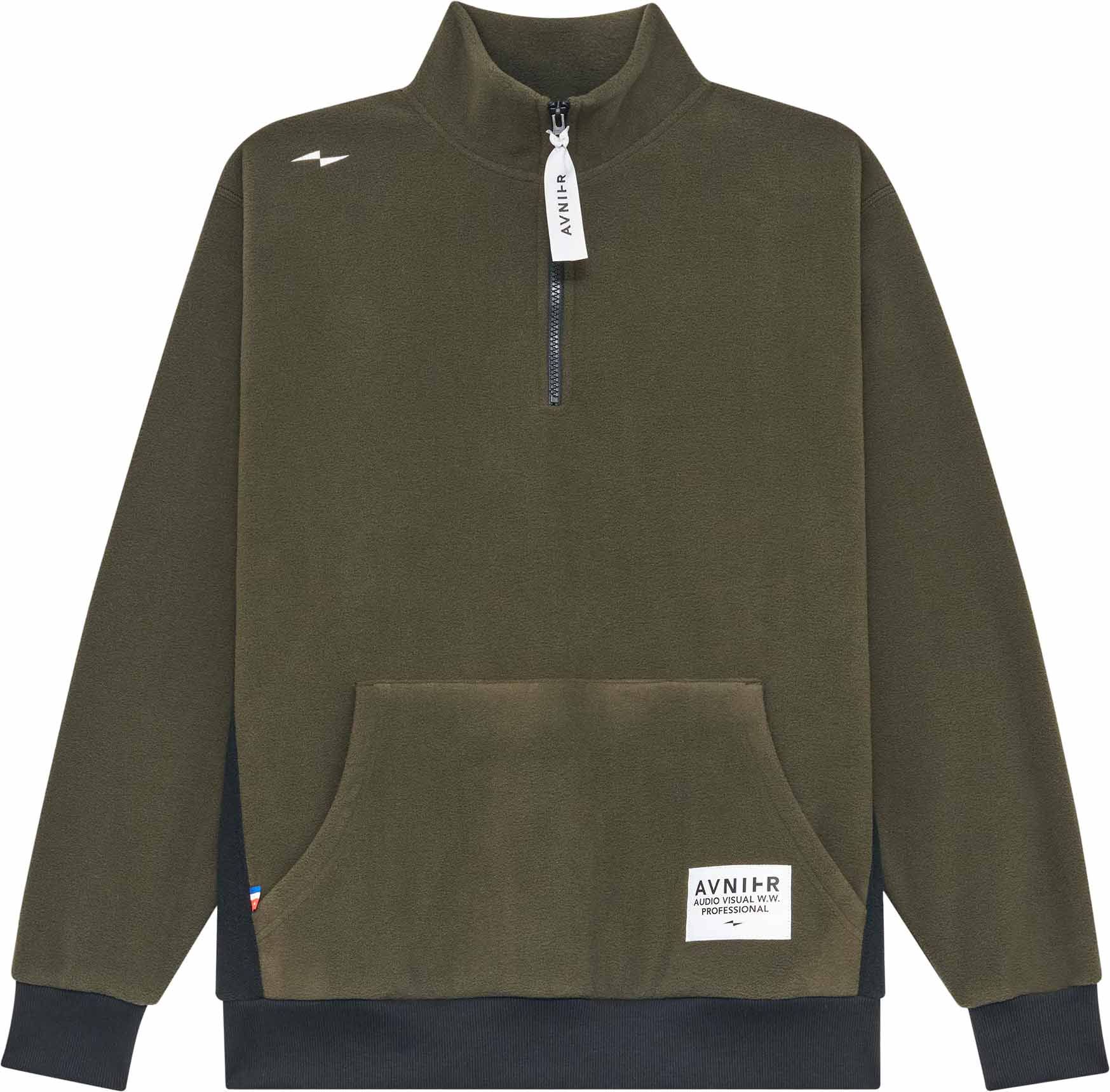 Hoodie Zipper AMPLIFY Vert + Avnier
