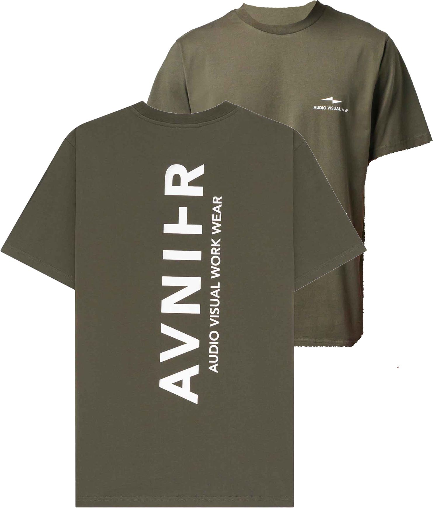 T-Shirt SOURCE Noir Encre VERTICAL V3 + Avnier