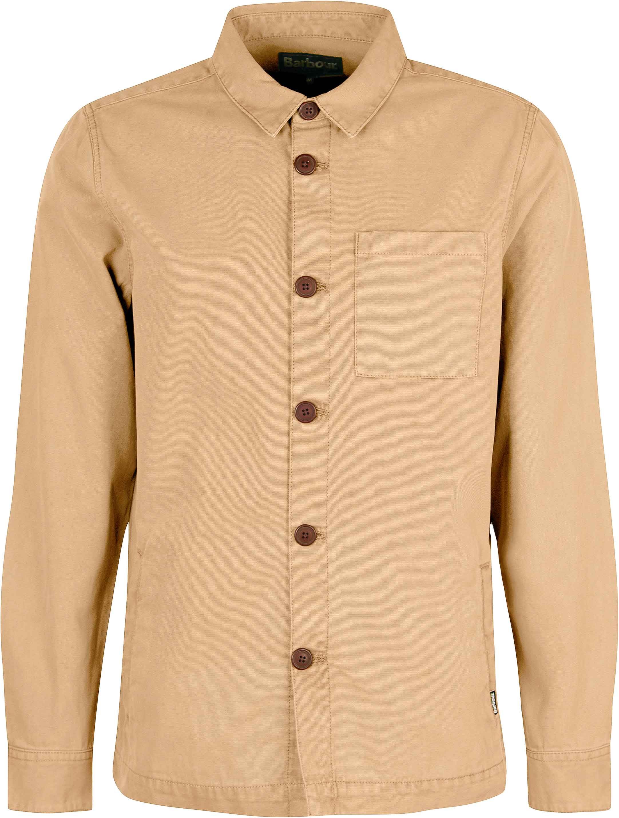Washed Overshirt Washed Stone + Barbour