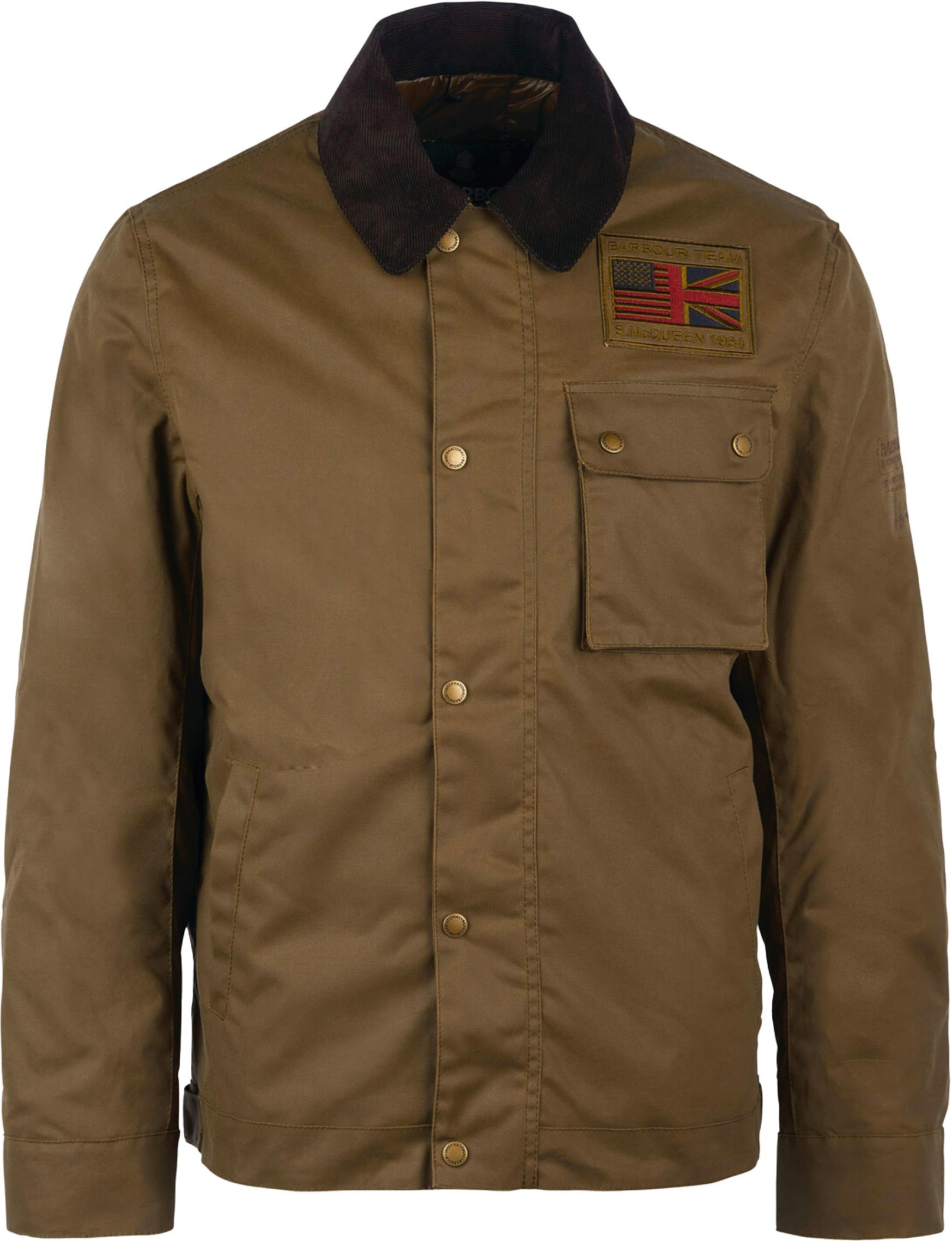 B.Intl Workers Wax Jacket Sand + Barbour