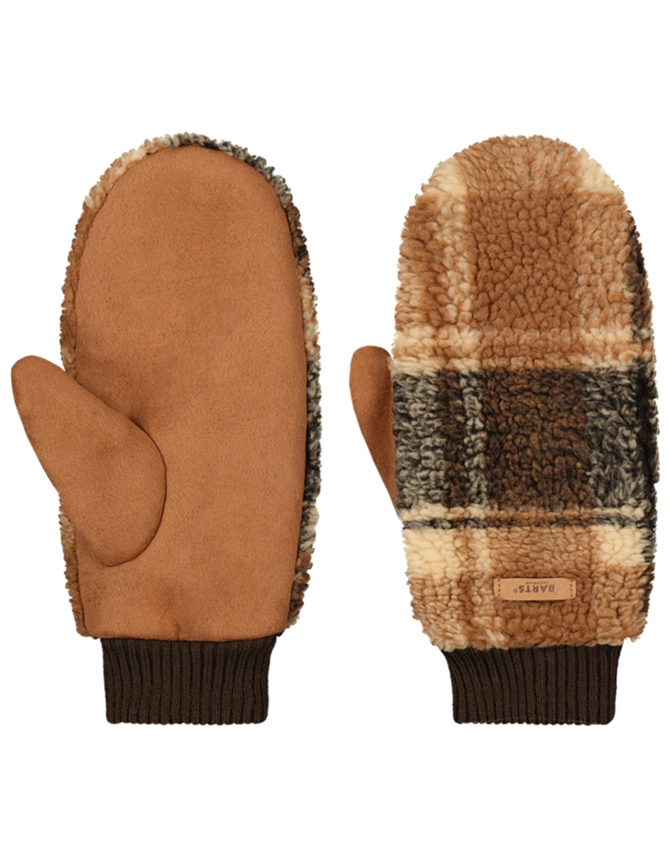 Teddy Mitts Dark Brown + Barts