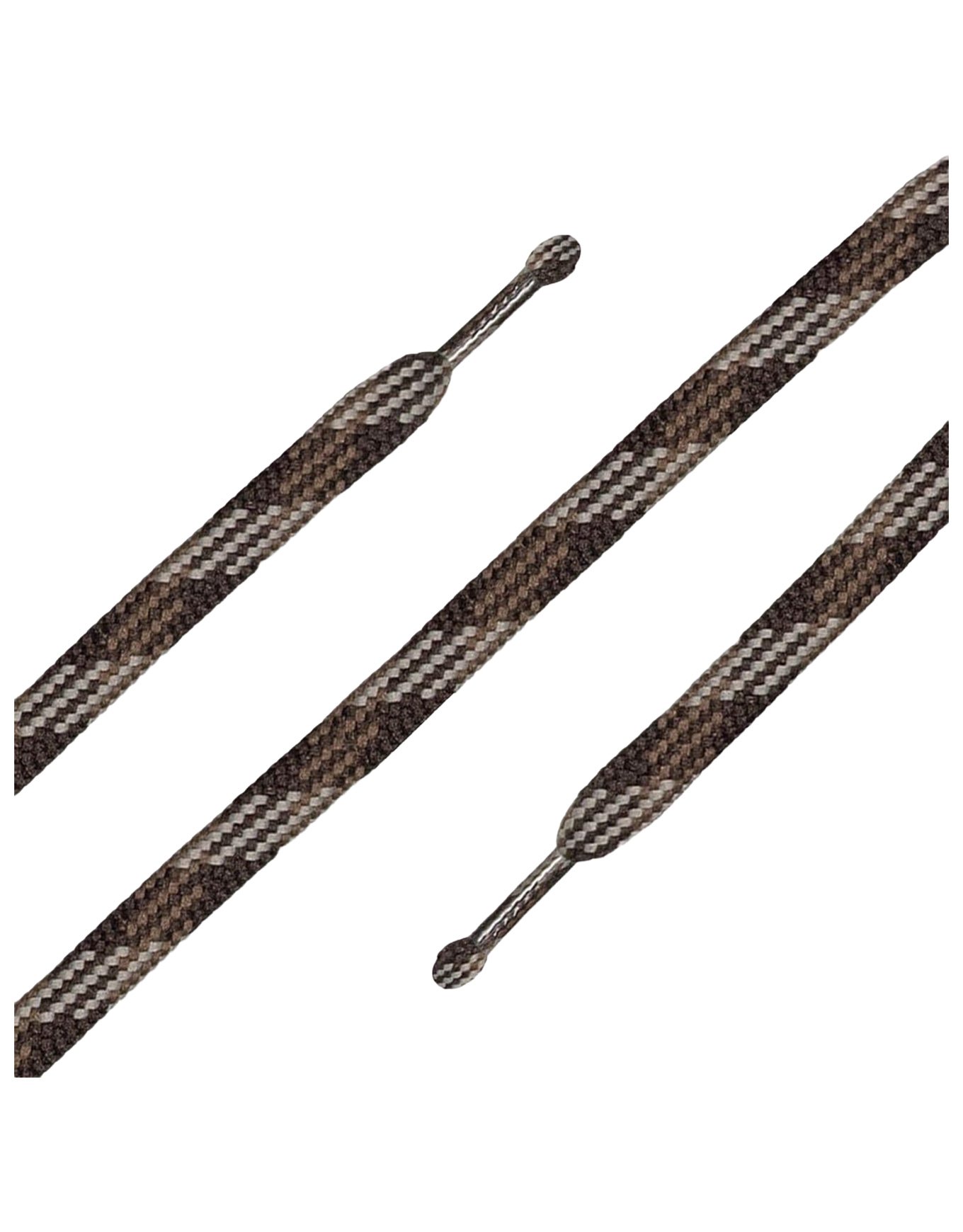 Lacets Plats Gris/Taupe + Barth