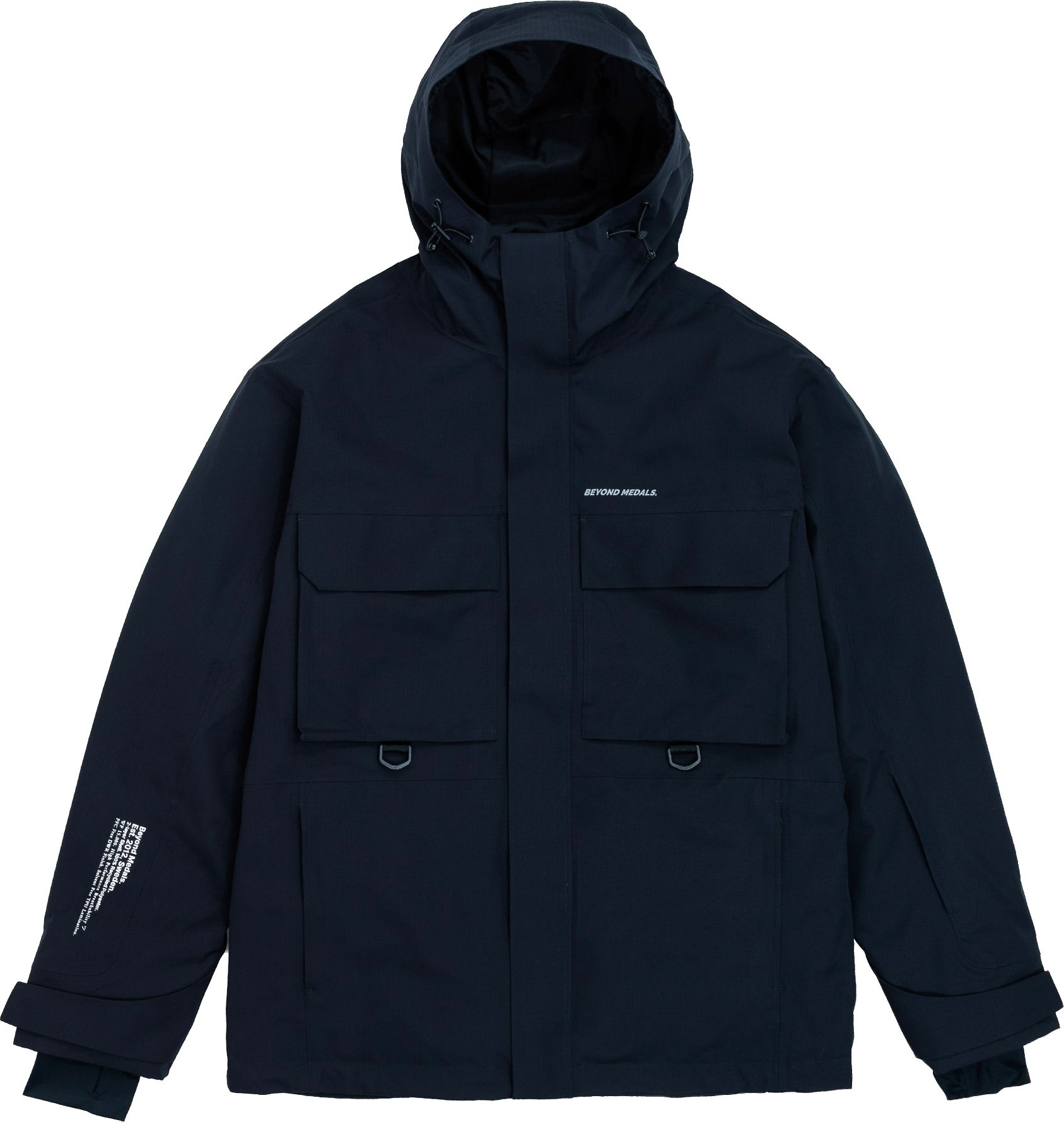 Cargo Jacket 2L Ripstop Black + Beyond Medals
