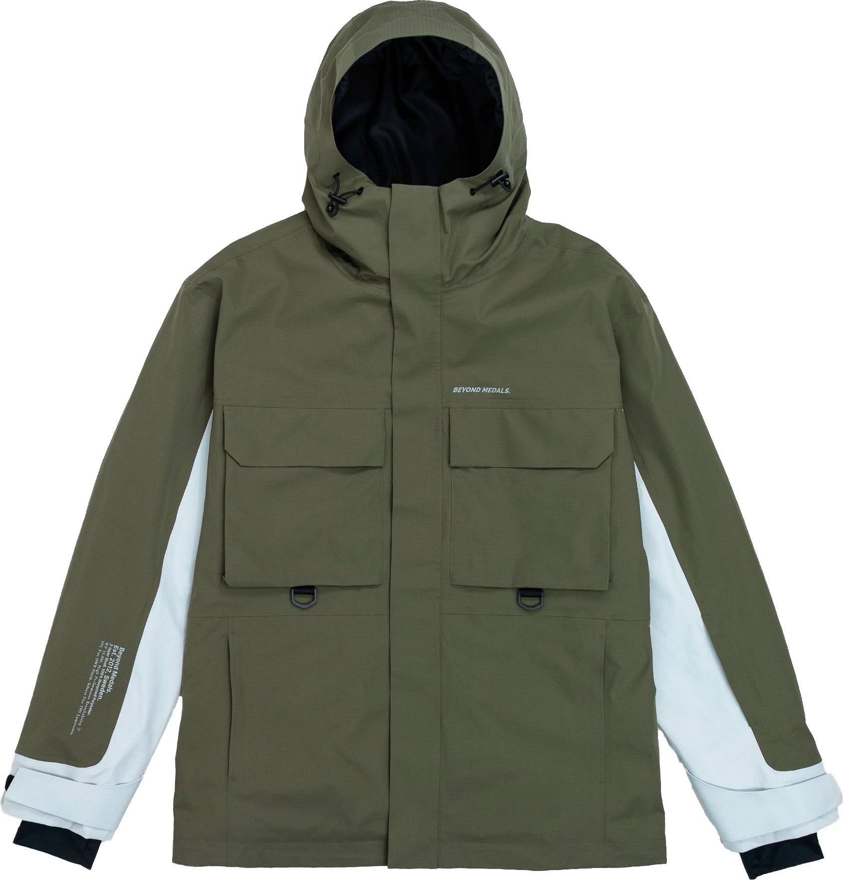 Cargo Jacket 2L Ripstop Dark Green + Beyond Medals