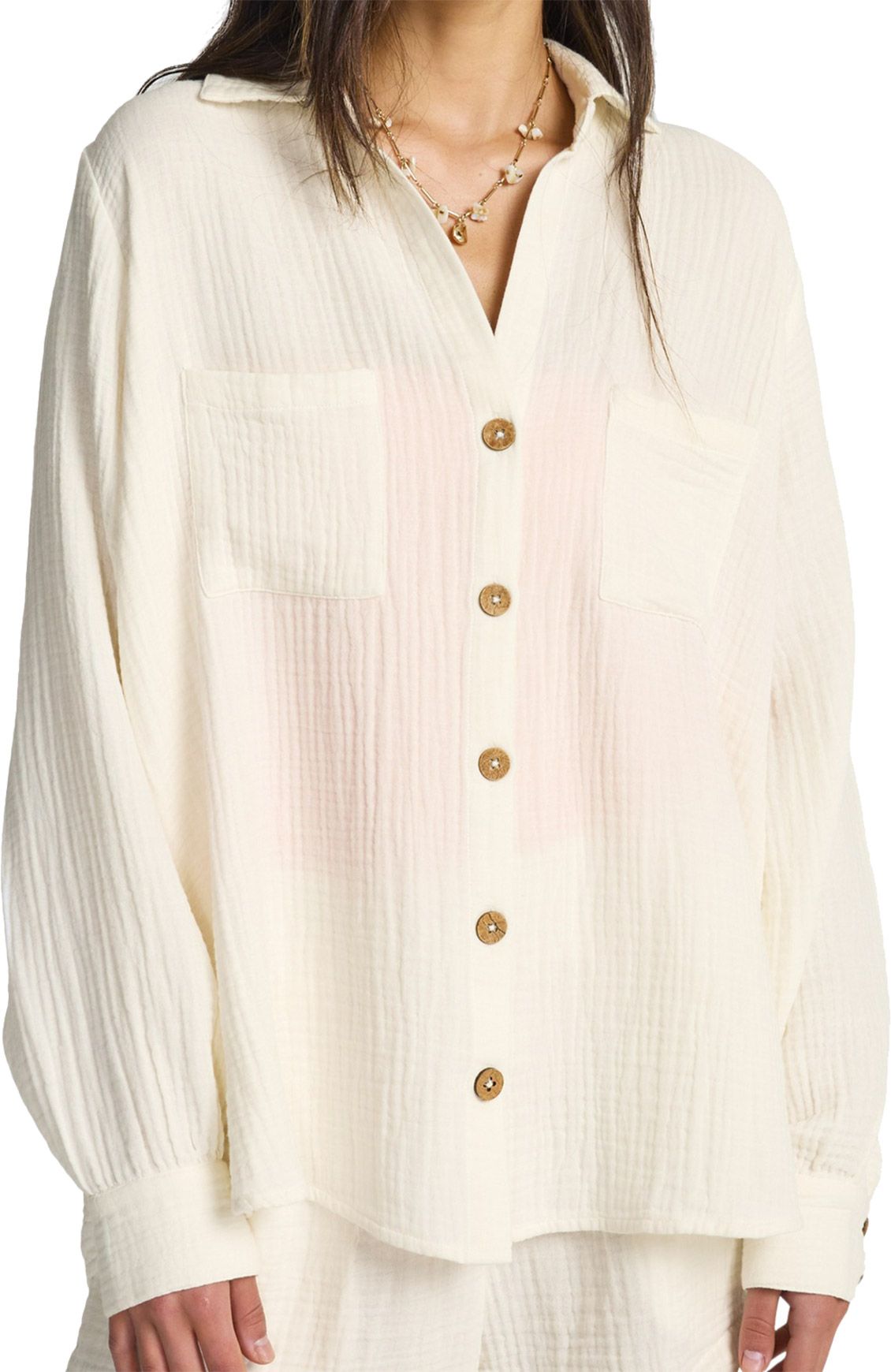 Swell Blouse Salt Crystal + Billabong