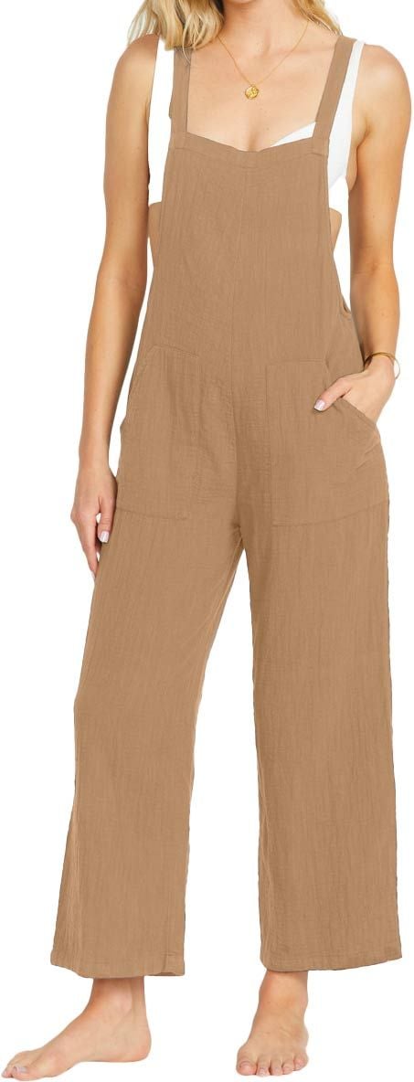 Pacific Time Jumpsuit W Khaki + Billabong