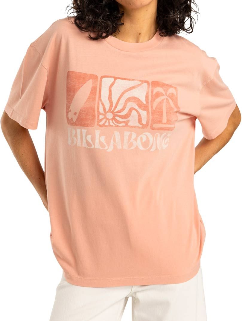 Beachbums SS Tee W Rose Bud + Billabong