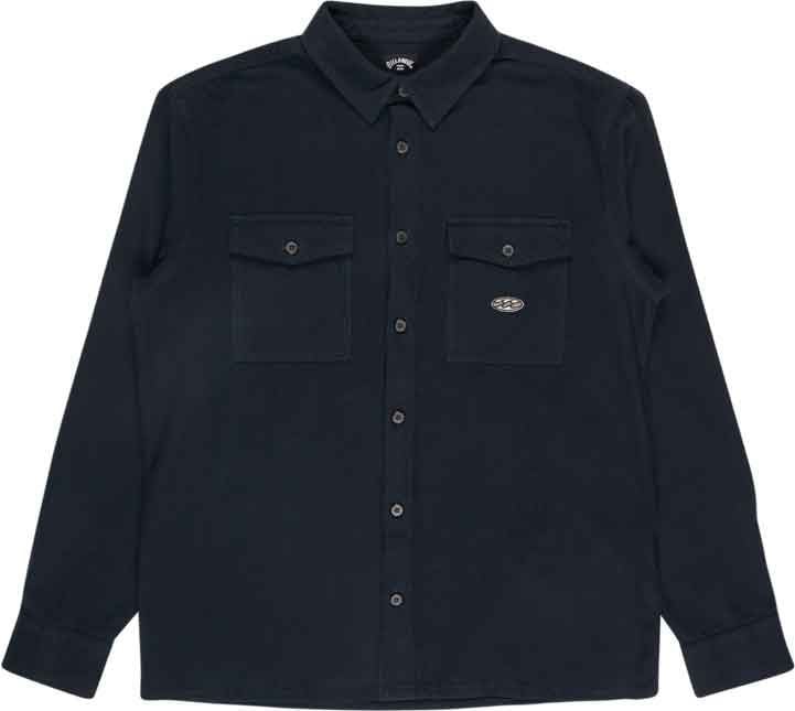 Del Mar Flannel Shirt Dark Navy + Billabong