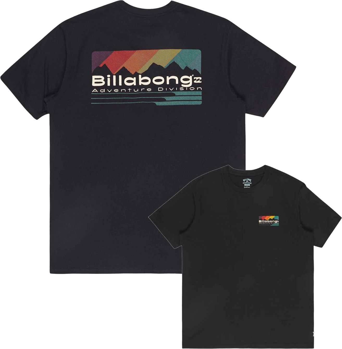 Range SS Tee Black + Billabong