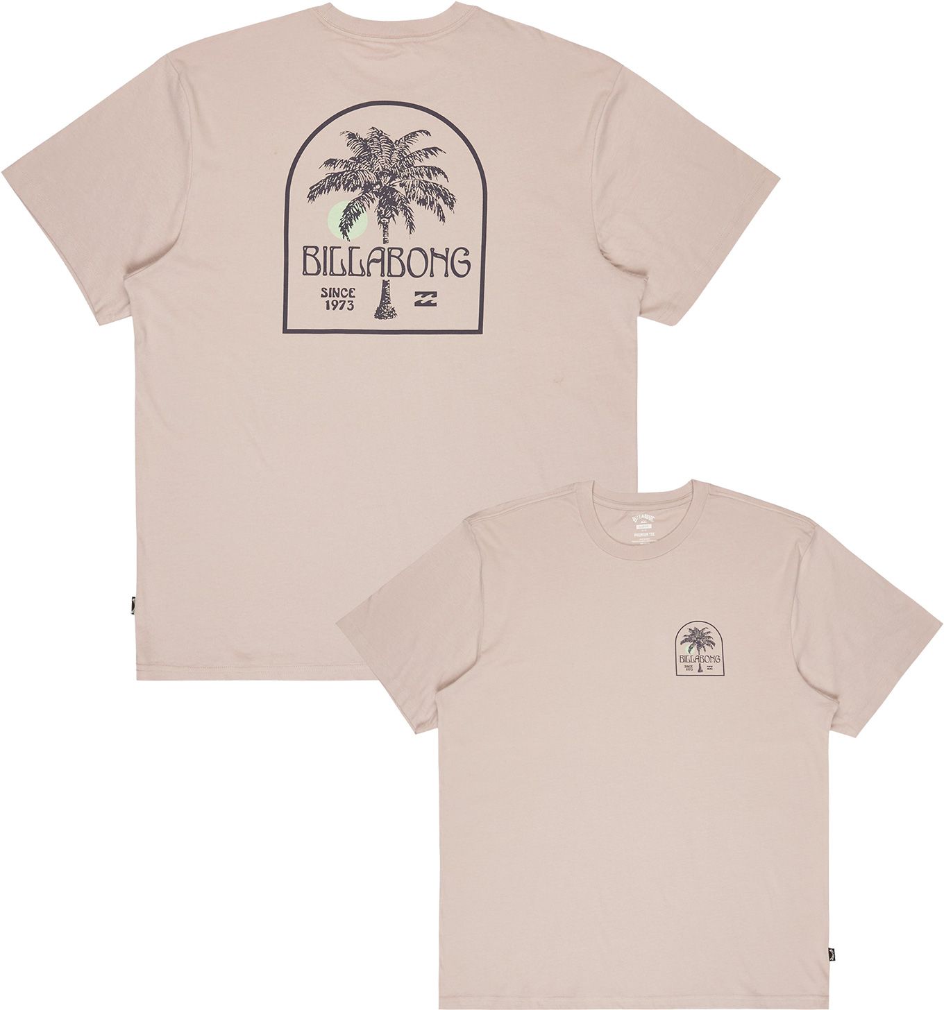 Portal Premium SS Tee Dusty Purple + Billabong