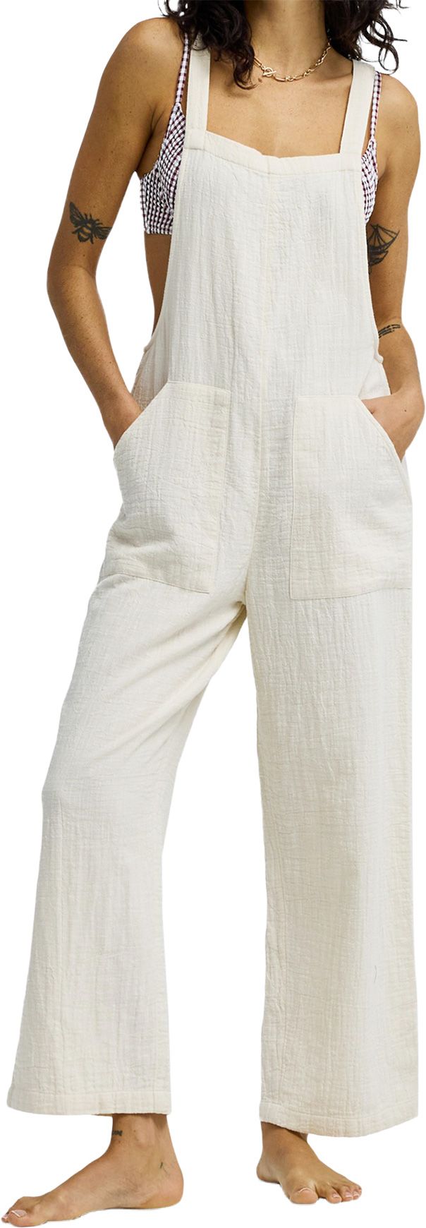 Pacific Time Jumpsuit White Cap + Billabong