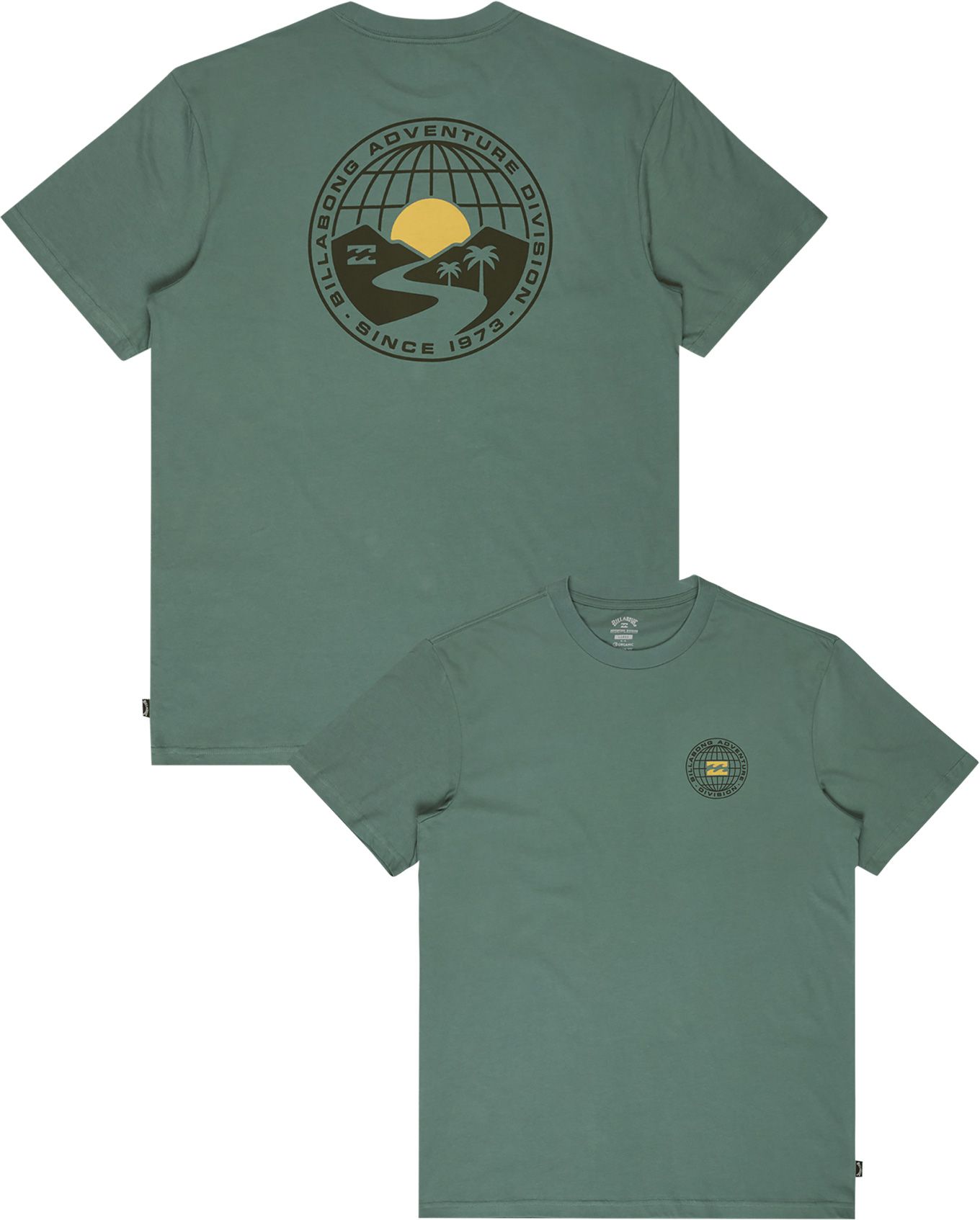 Rockies SS Tee Sea Green + Billabong