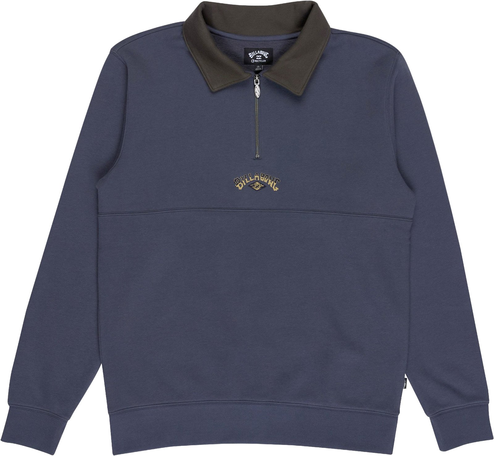 Winton Half Zip Sweatshirt Ombre Blue + Billabong