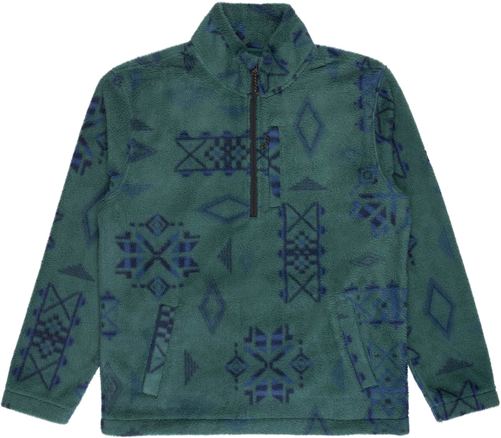 Boundary Mock Neck Smoke Pine + Billabong