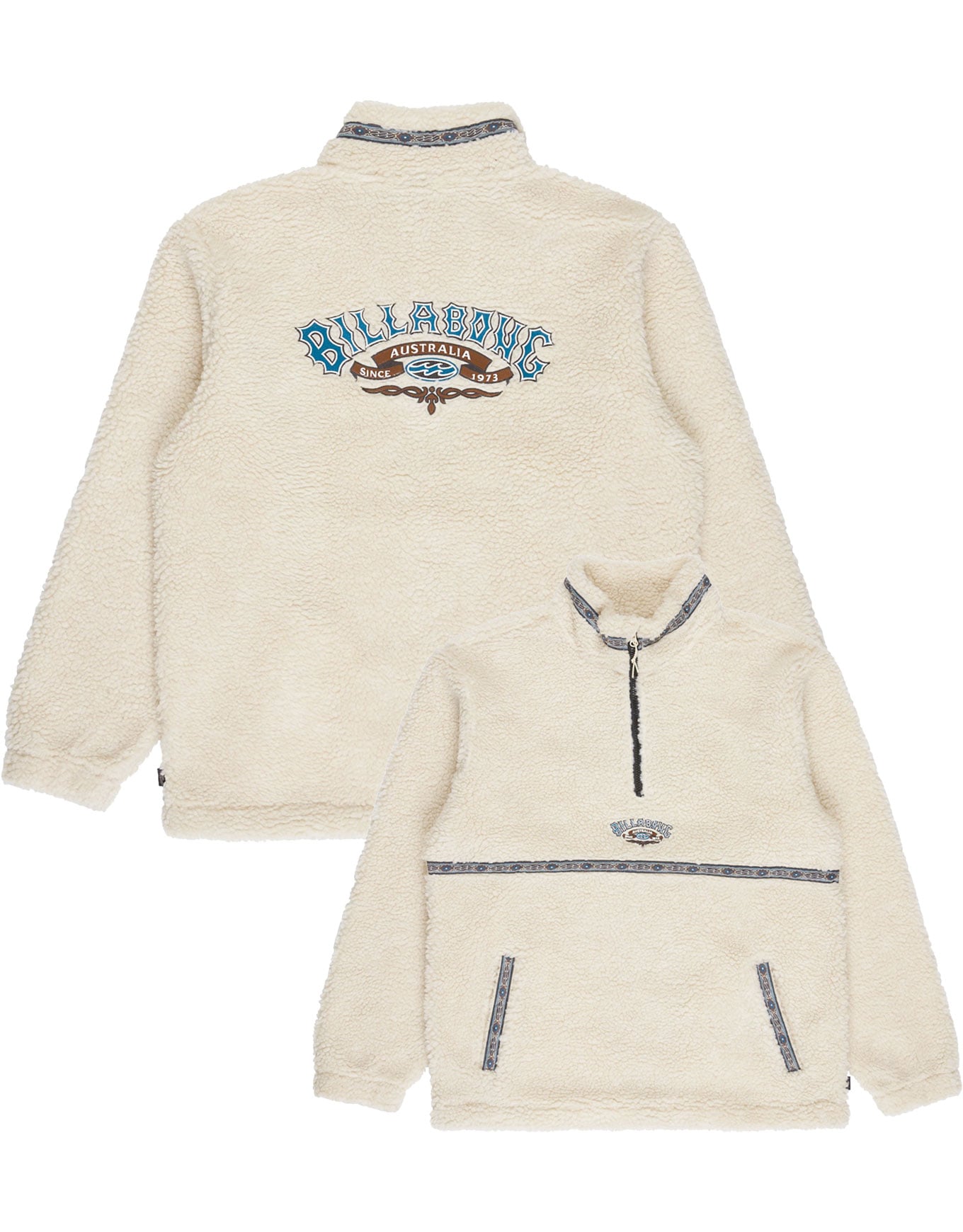 Tombstone Half Zip Oatmeal + Billabong