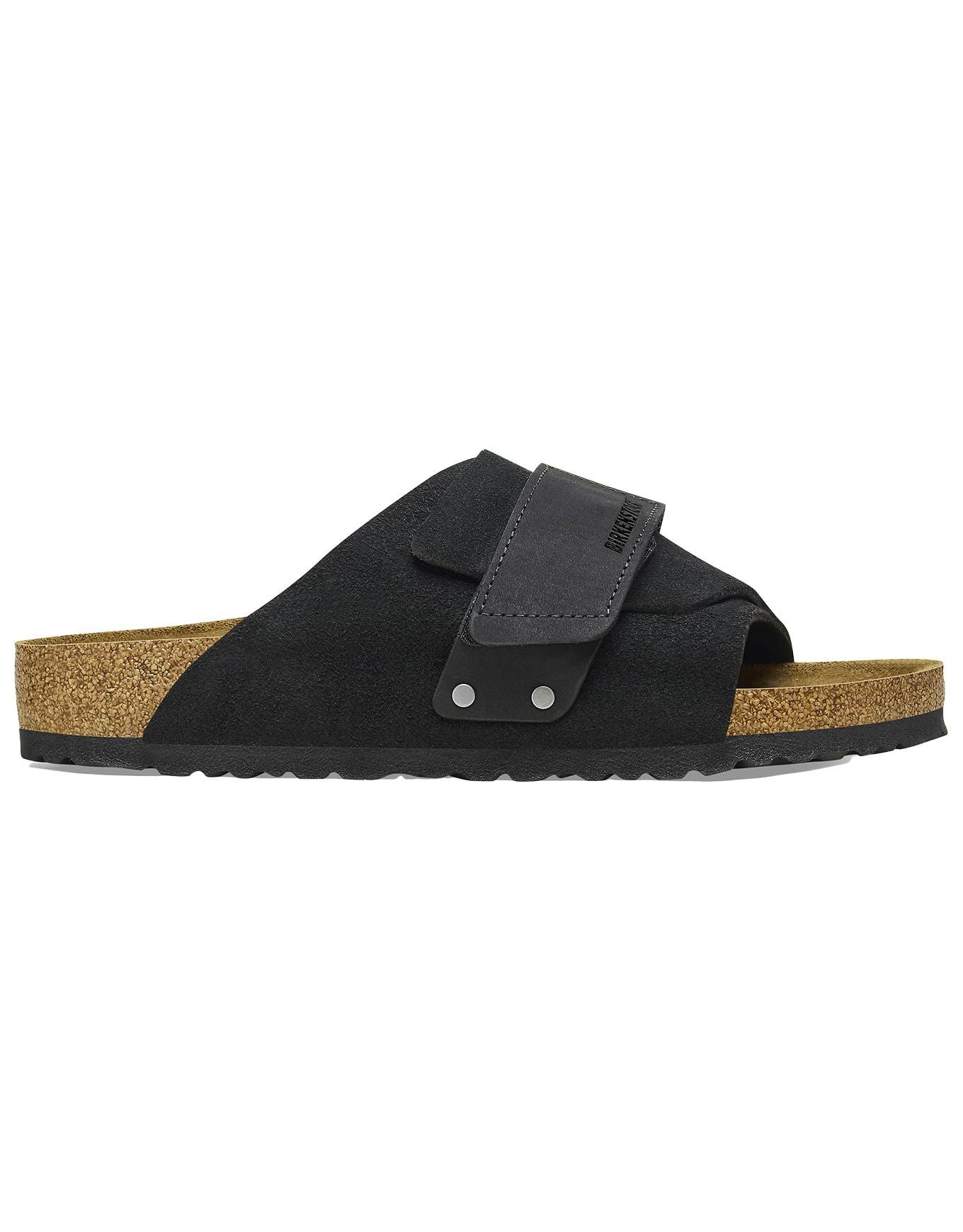 Kyoto Nubuck-Suede Leather Regular Black + Birkenstock