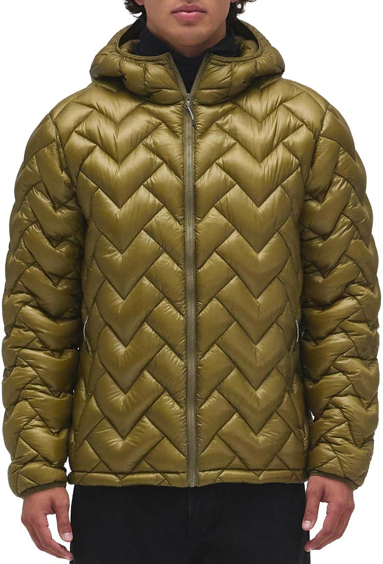 M Plumis Micro Down Jacket Olive Green + Blackcrows