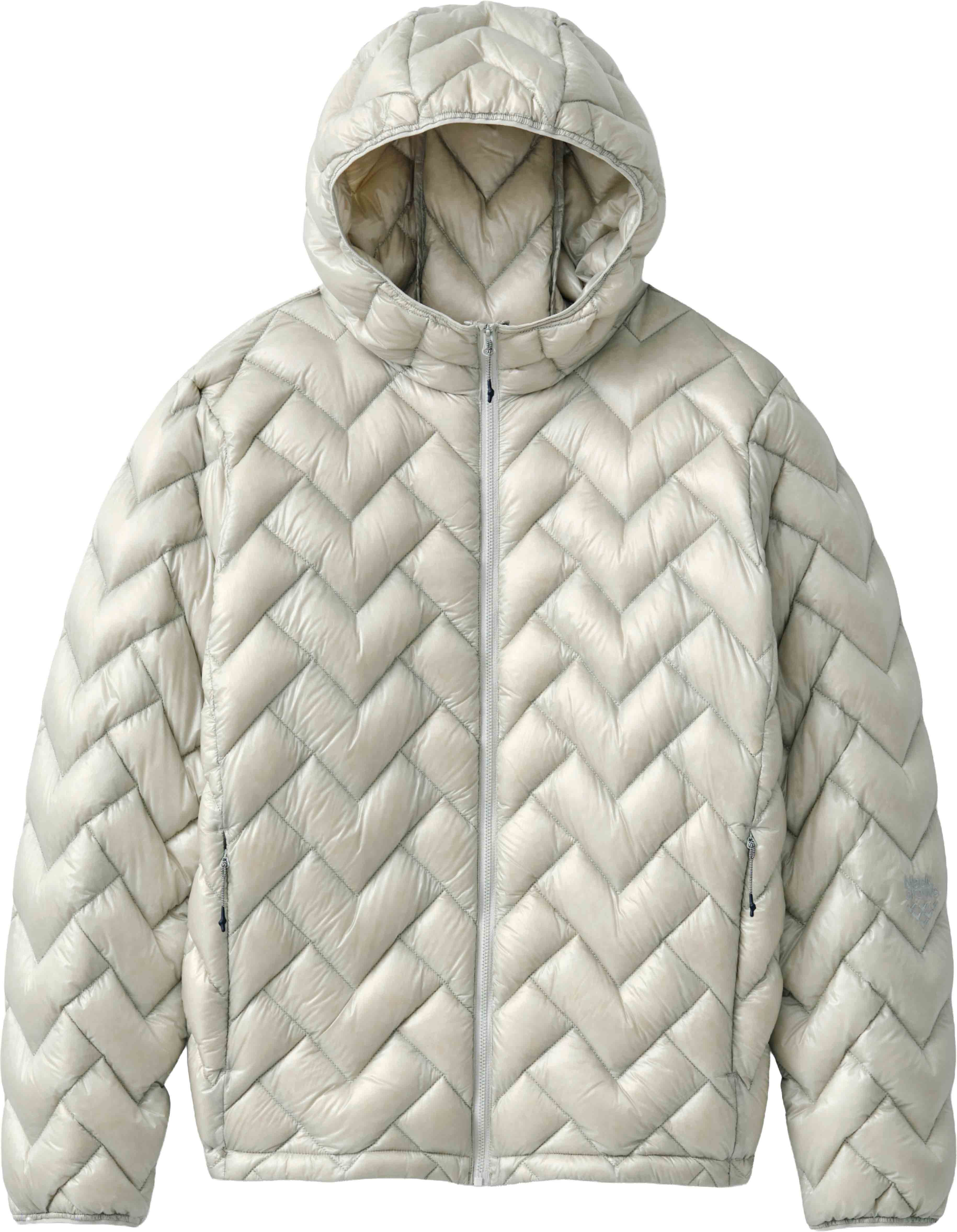 M Plumis Micro Down Jacket Mineral Gray + Blackcrows
