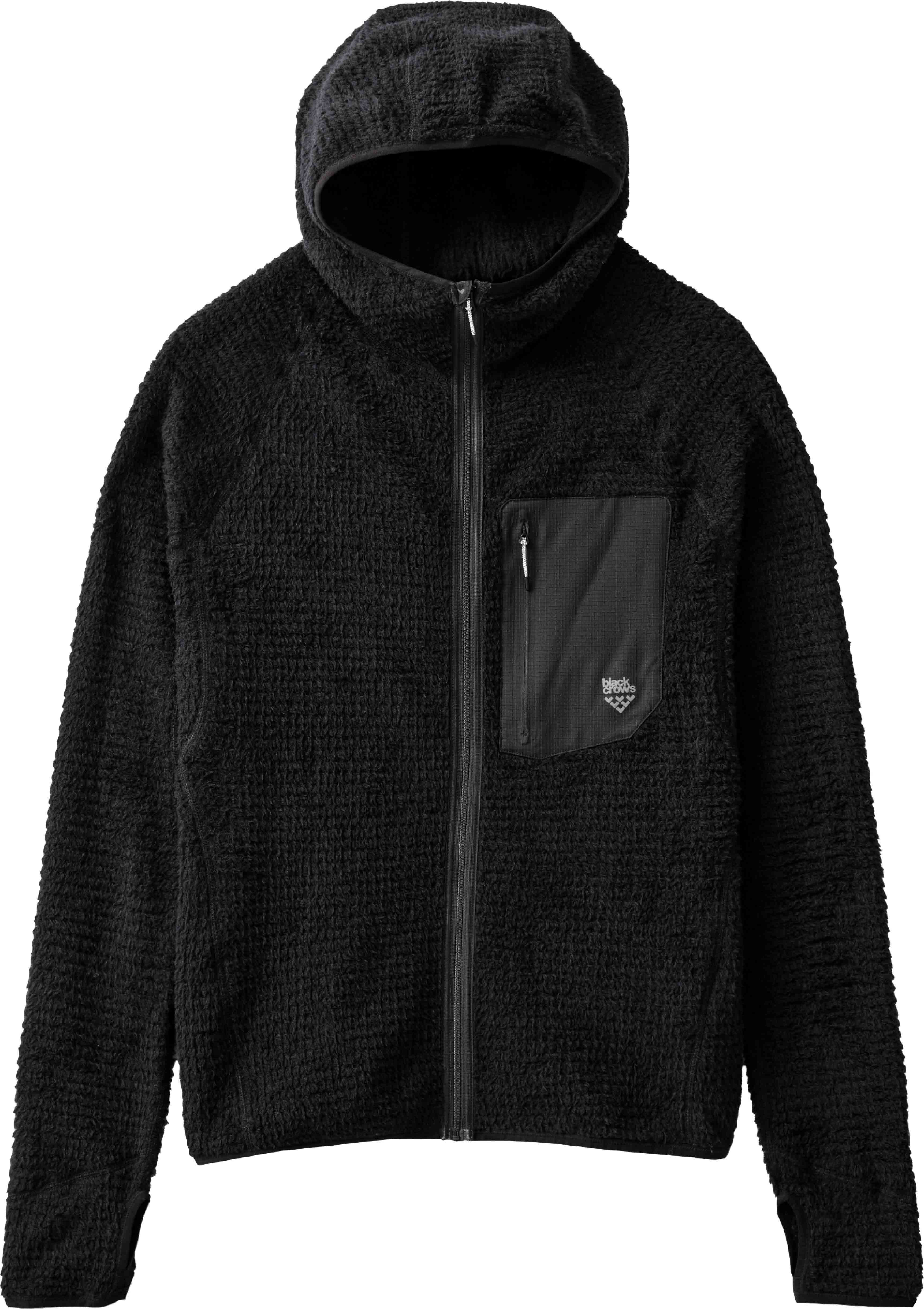 M Ventus Hooded Alpha Top Black + Blackcrows