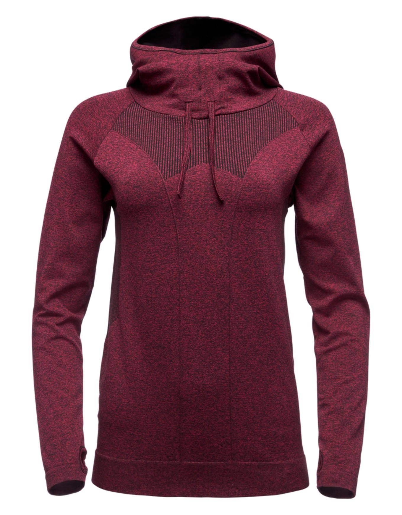 W Crux Hoody Wild Rose + Black Diamond