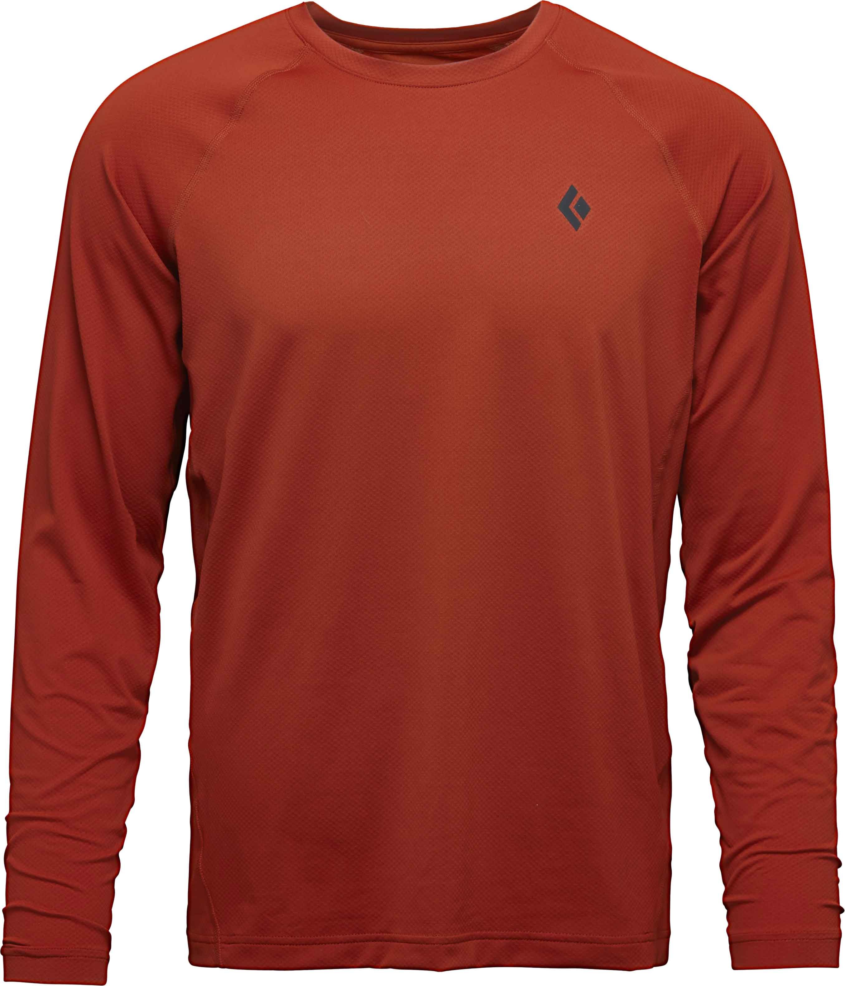 M Alpenglow LS Crew Burnt Sienna + Black Diamond