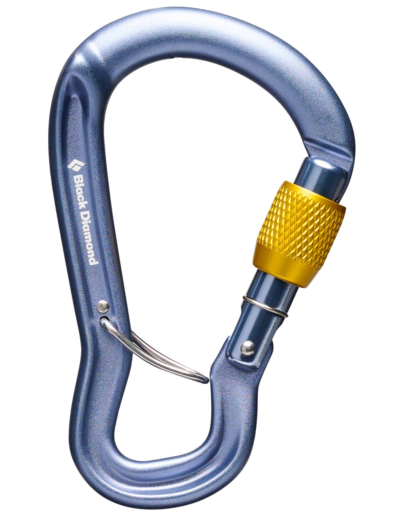 Gridlock Screwgate Carabiner Gray + Black Diamond