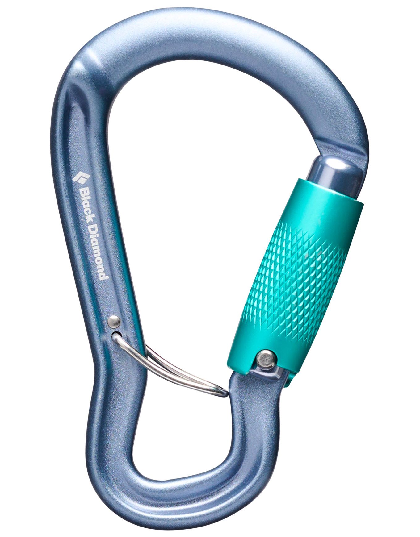 Gridlock Triple Lock Carabiner Gray + Black Diamond