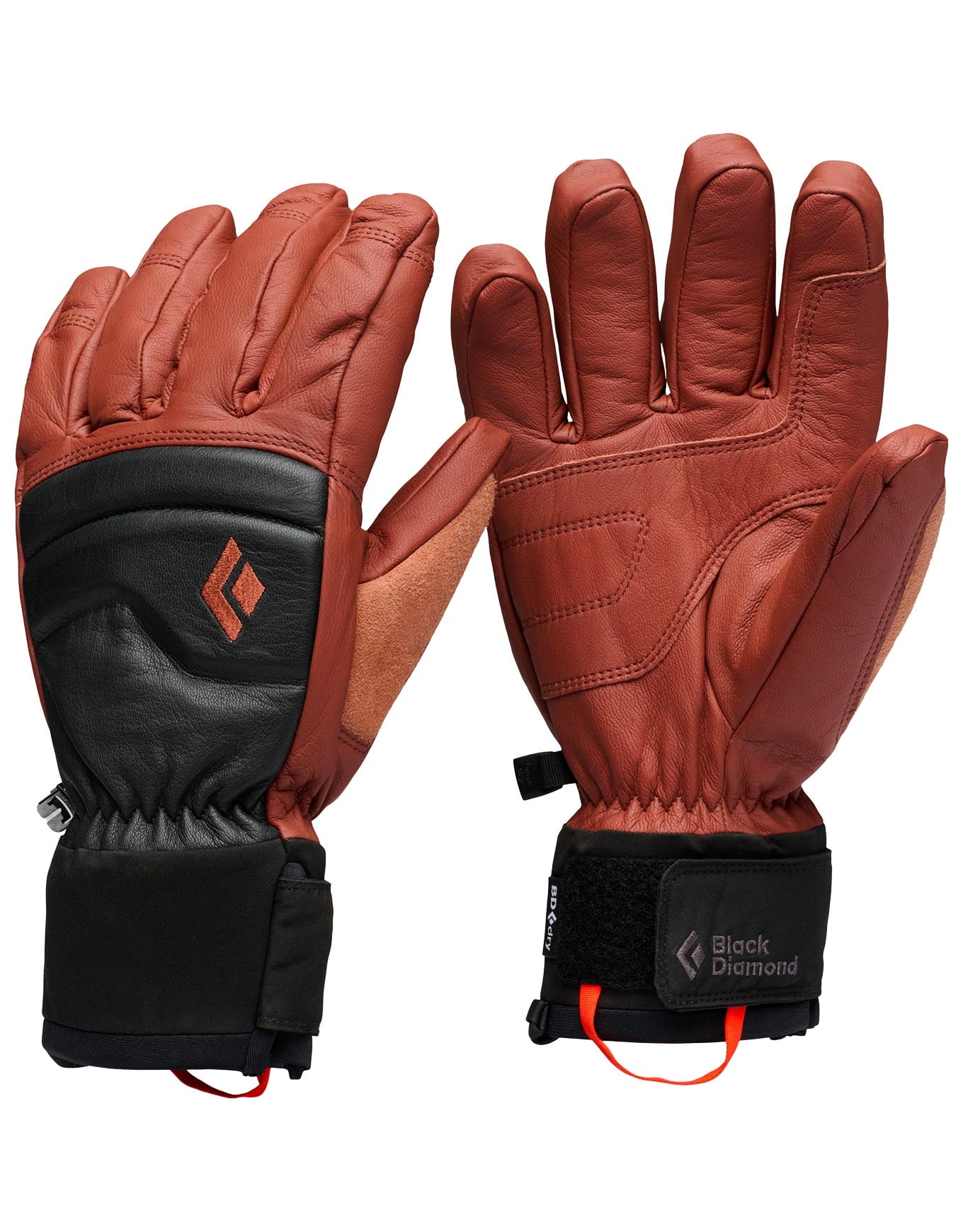 Spark Gloves Dapper Red + Black Diamond