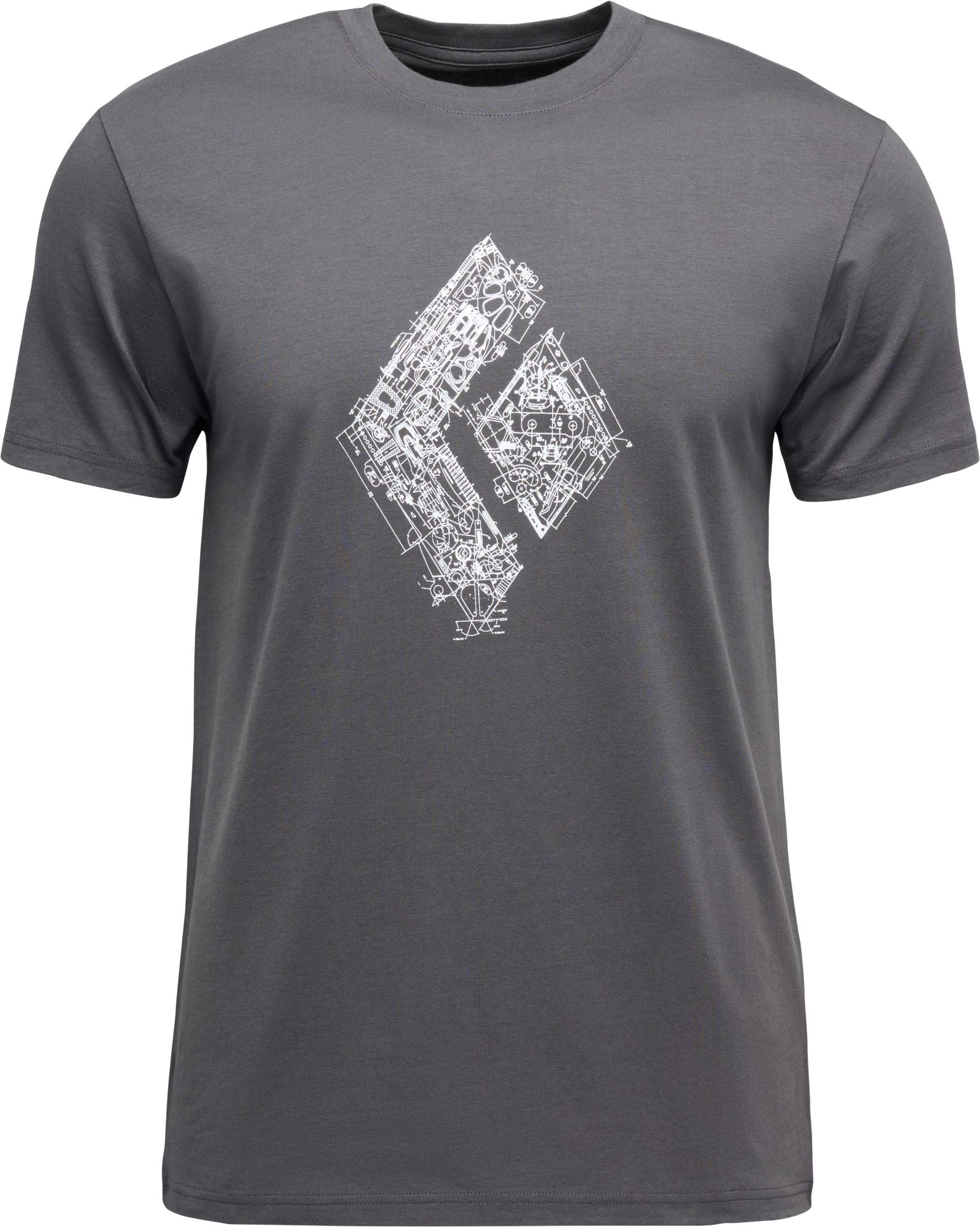 M Engineered Diamond SS Tee Anthracite + Black Diamond
