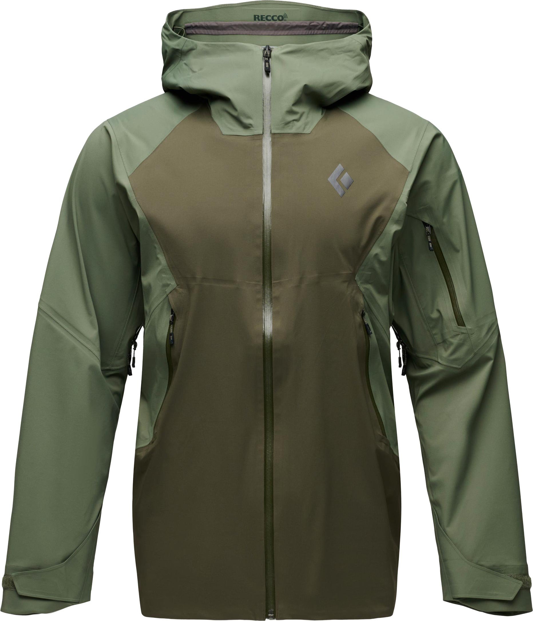 M Recon LT Stretch Shell Tundra Dark Moss + Black Diamond