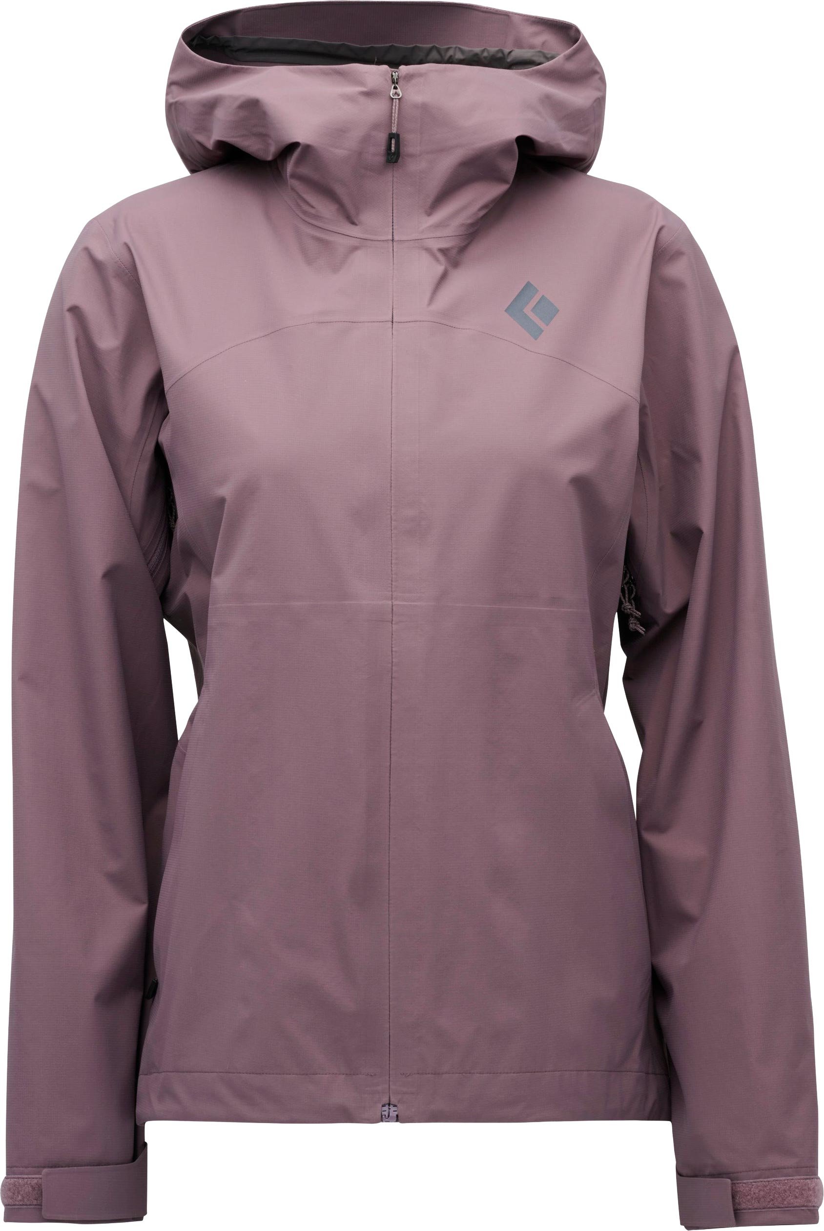 W Strataline Stretch Shell Dark Mauve + Black Diamond
