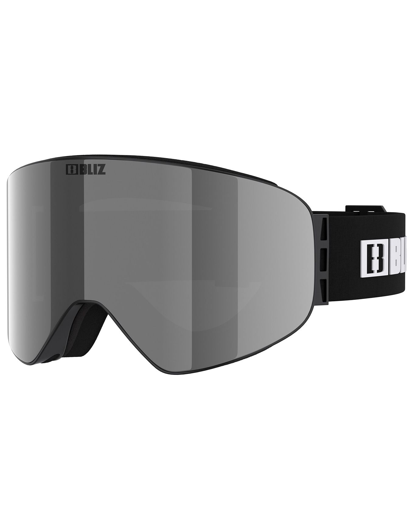 Flow Matte Black - Smoked mirror silver + Bliz
