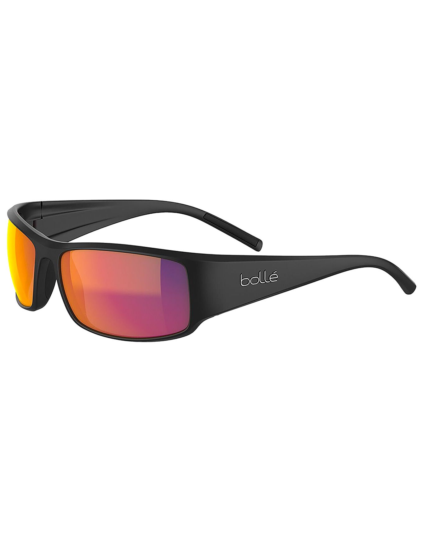 King Black Matte - Volt+ Ruby Polarized + Bollé