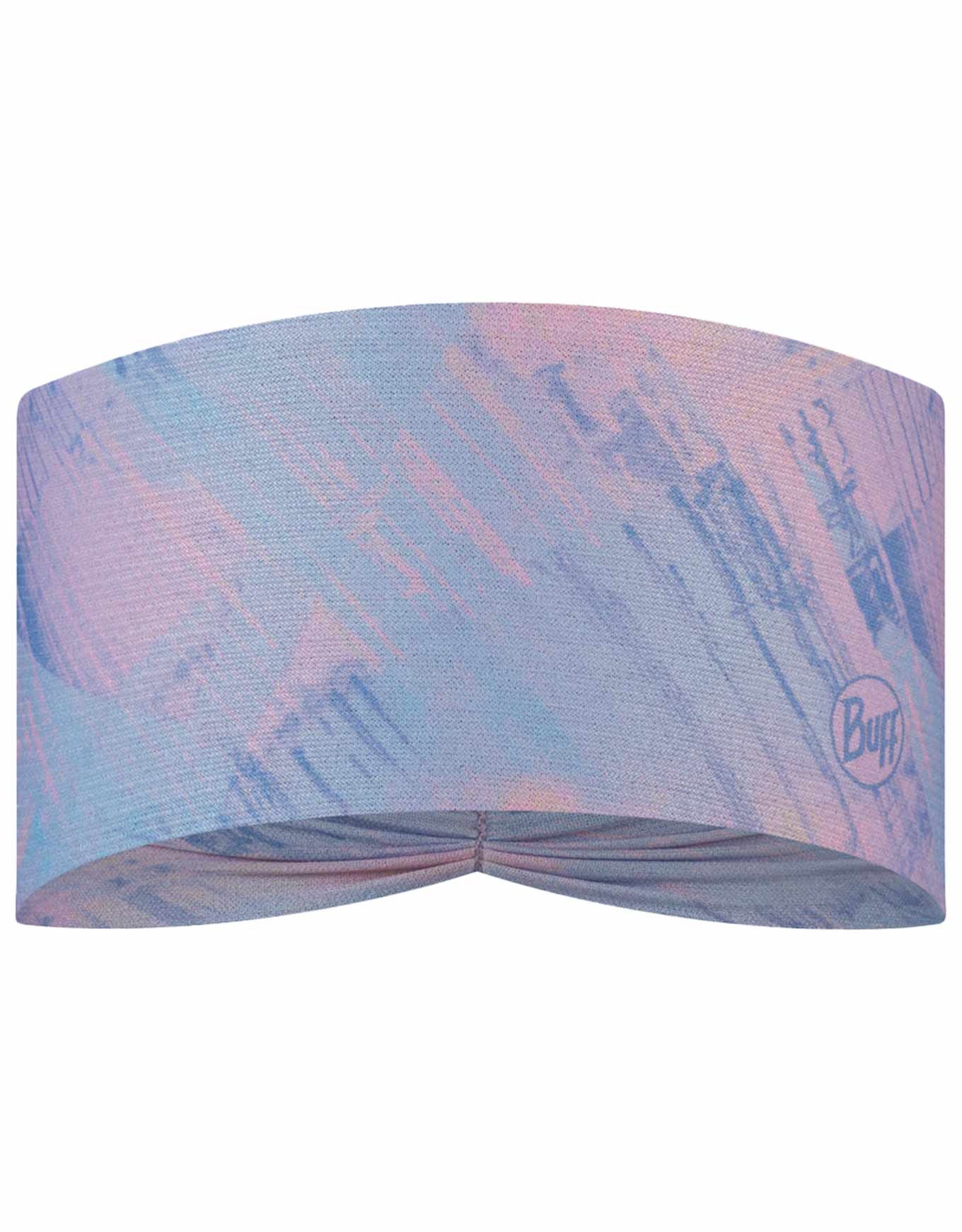 Bandana Buff CoolNet UV Wide Headband - Femme - Gris - Technologie Fastwick Respirante - Réfléchissant Nuit