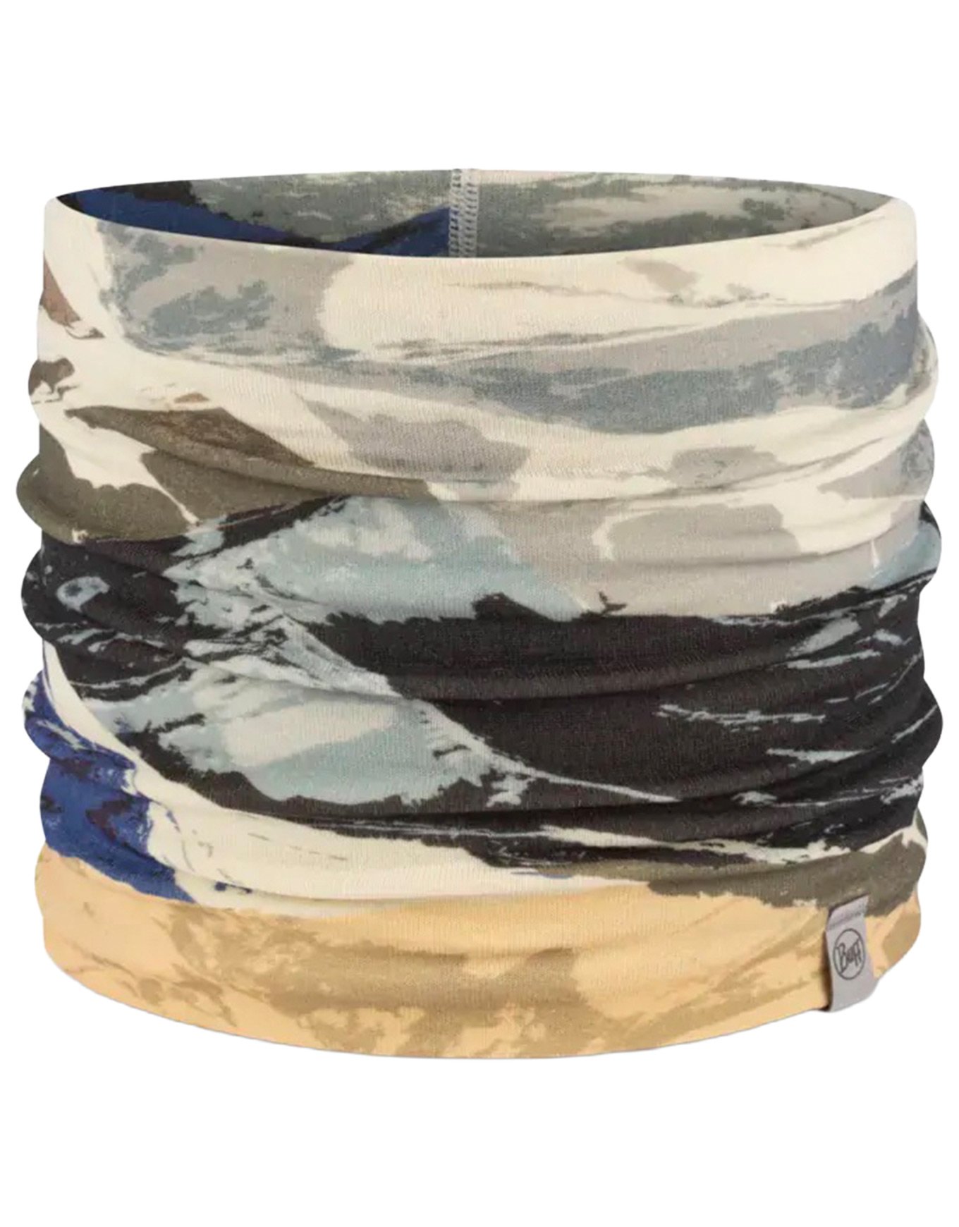 Merino Heavyweight Prints Onlar Blue + Buff