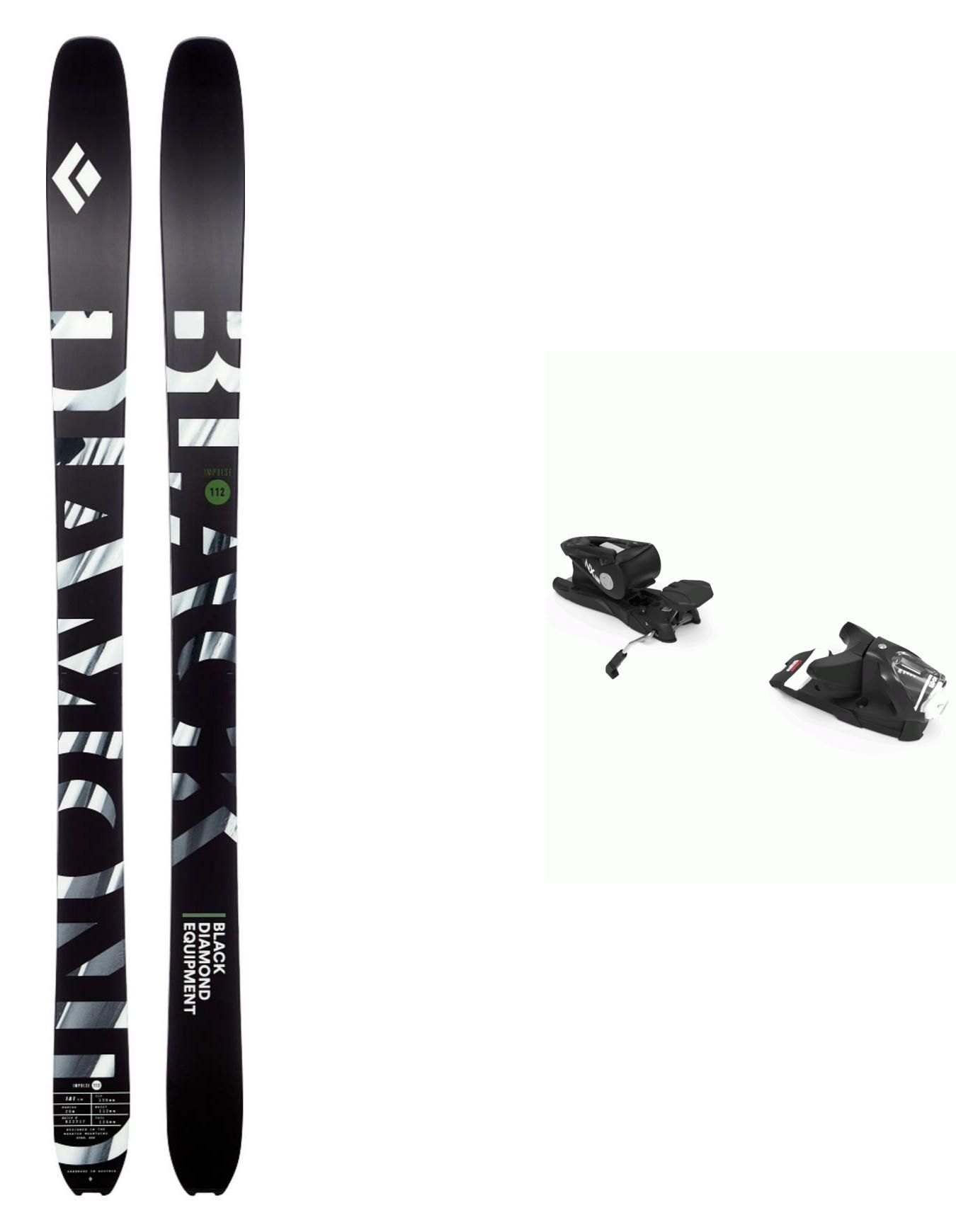 Freeride Ski Set Impulse 112 2024 + Black Diamond
