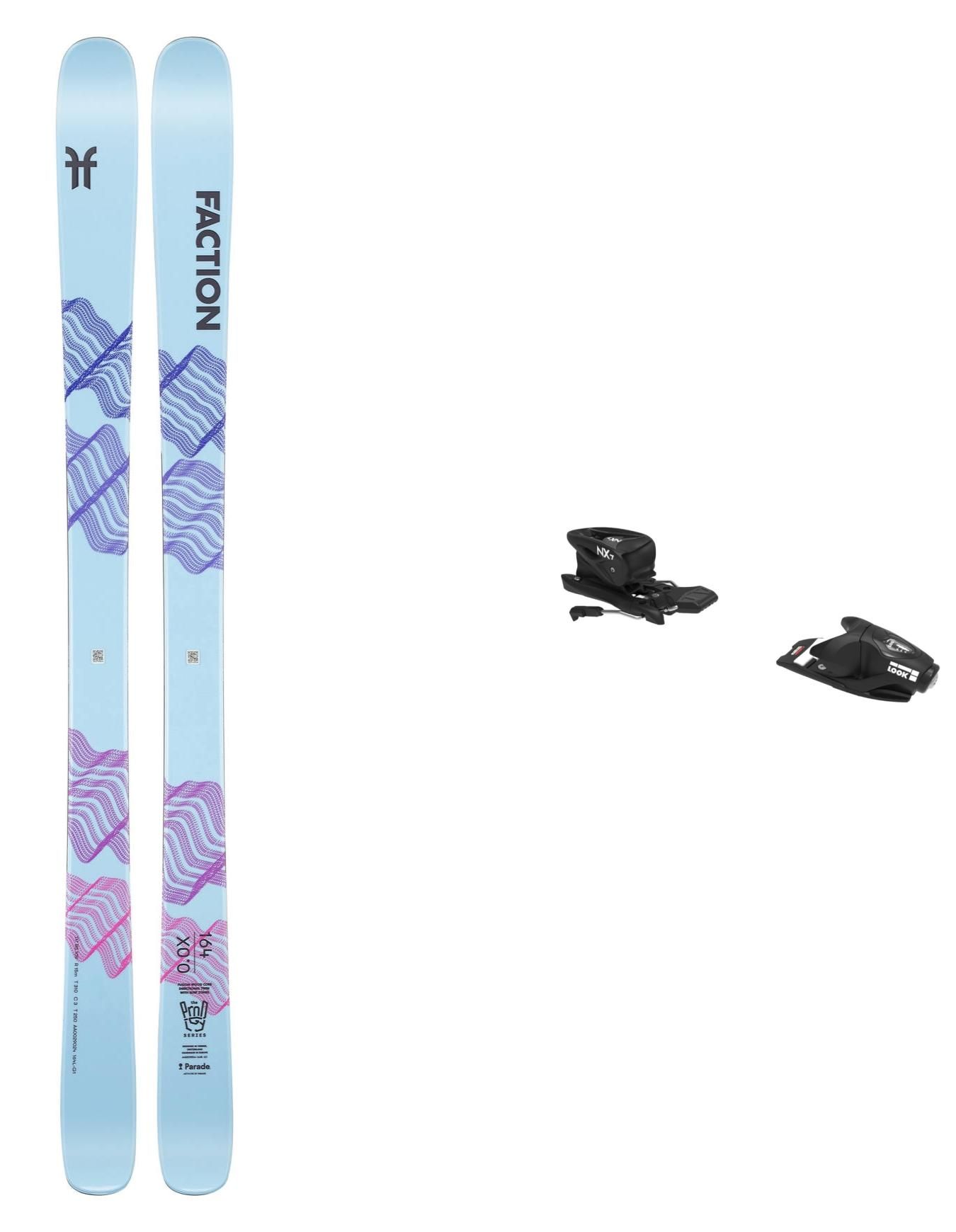 All-Mountain Ski Set Prodigy 0.0X Jr 2022 + Faction