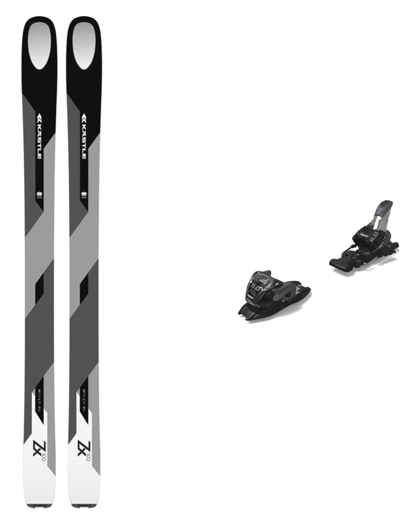 Freeride Ski Set ZX100 2023 + Kastle