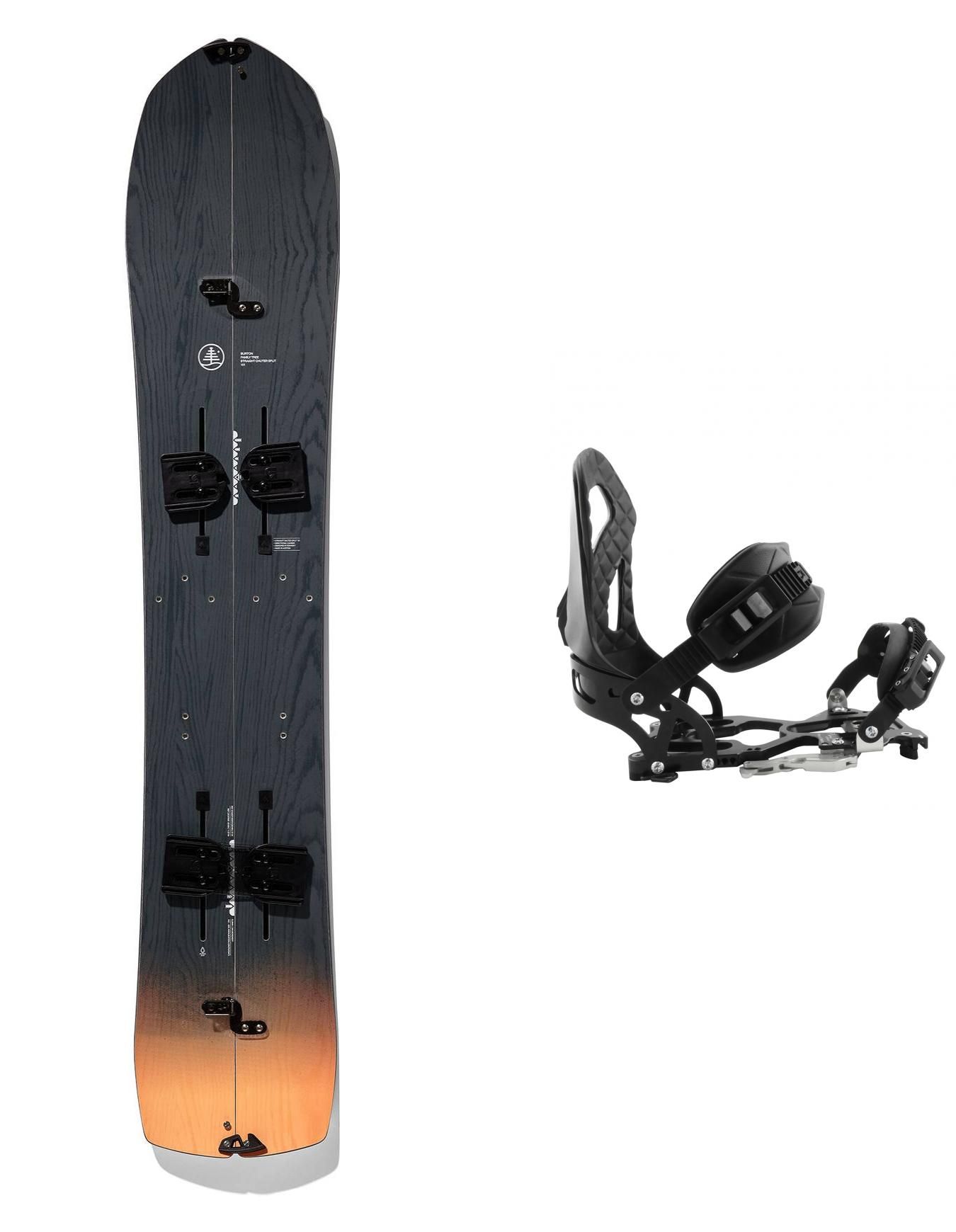 Splitboard Set Family Tree Straight Chuter Splitboard 2022 + Burton