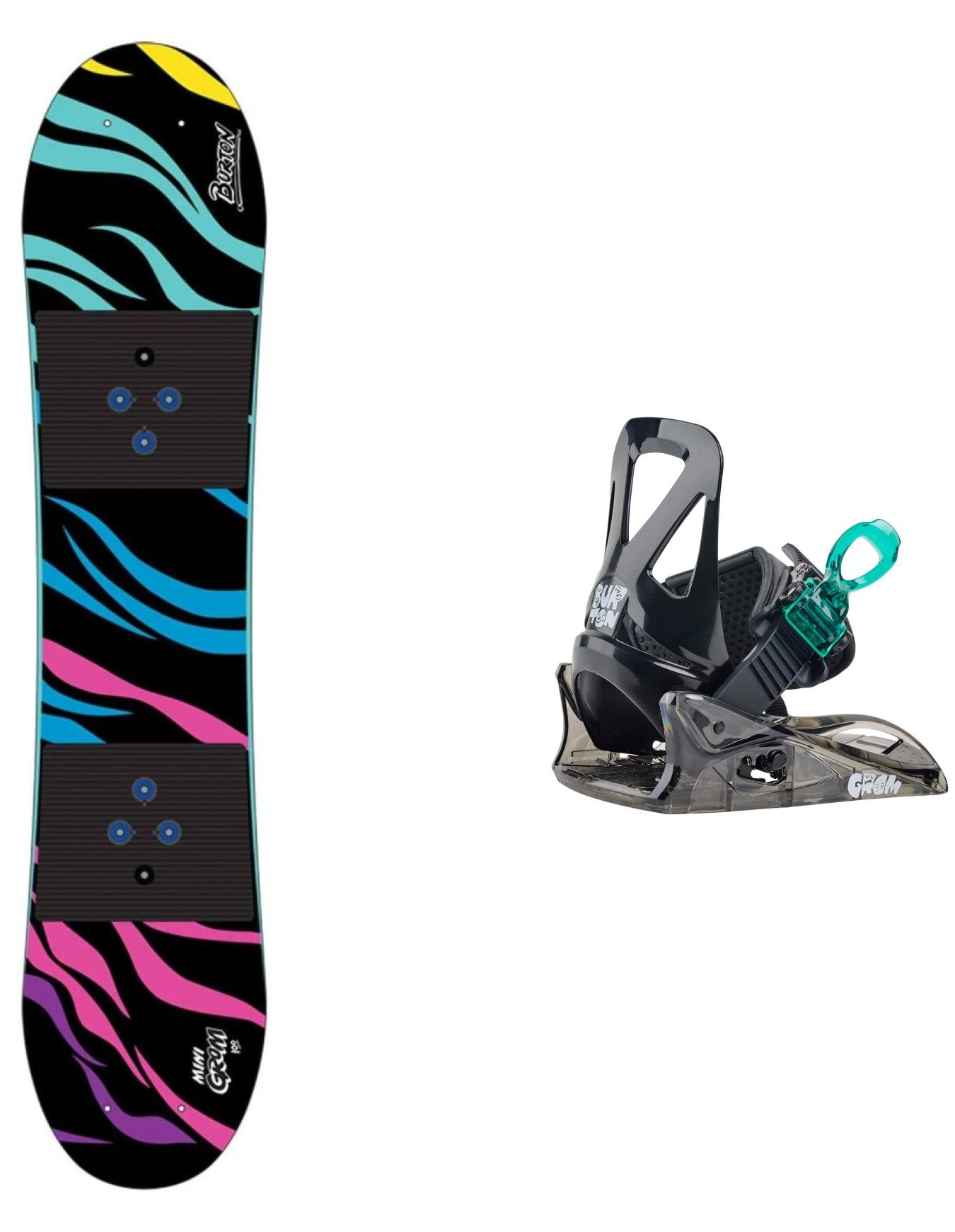 Snowboard Set Mini Grom 2024 + Burton