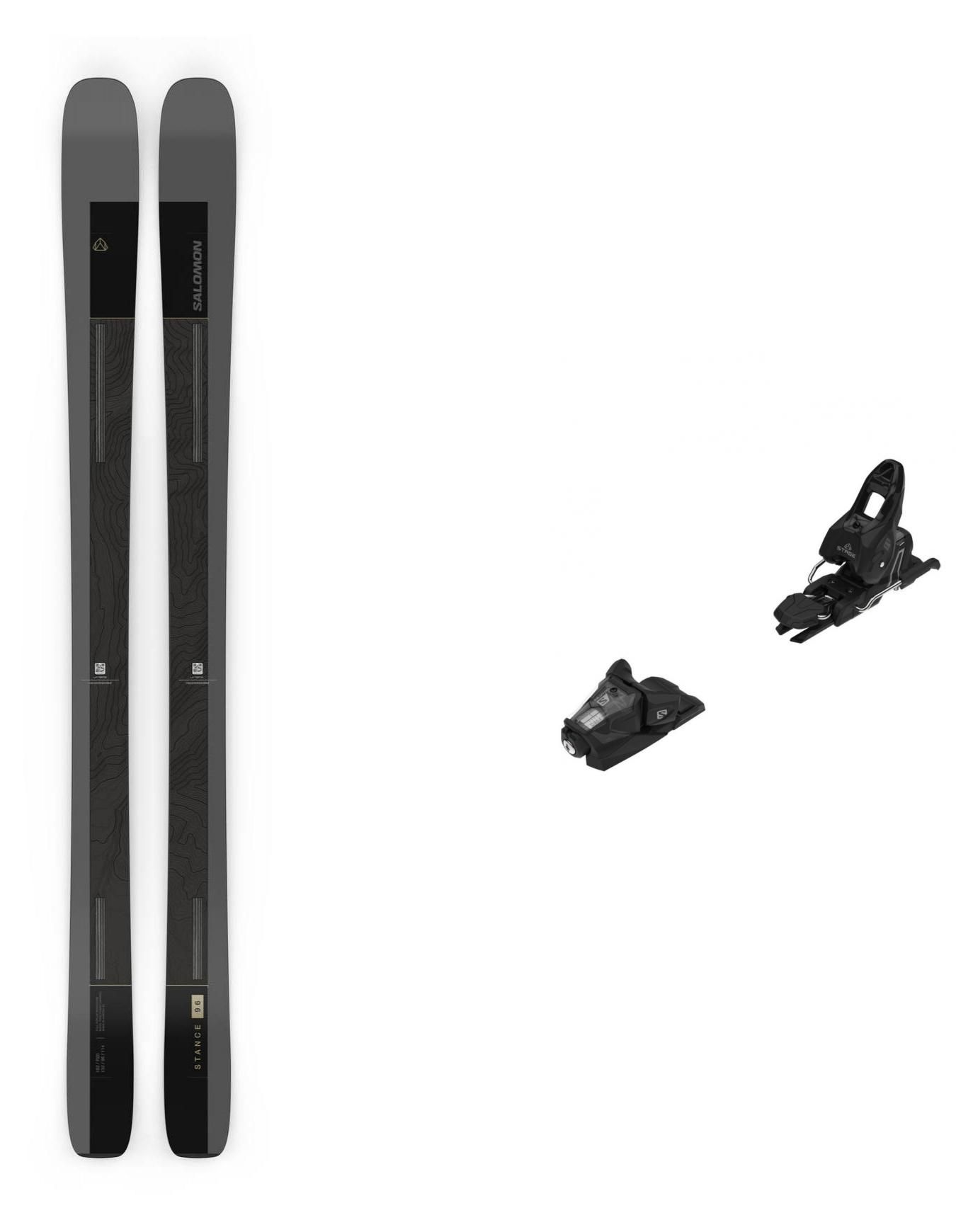 Pack Stance 96 Black/Dark Grey/Pale Kakhi 2023 + Salomon