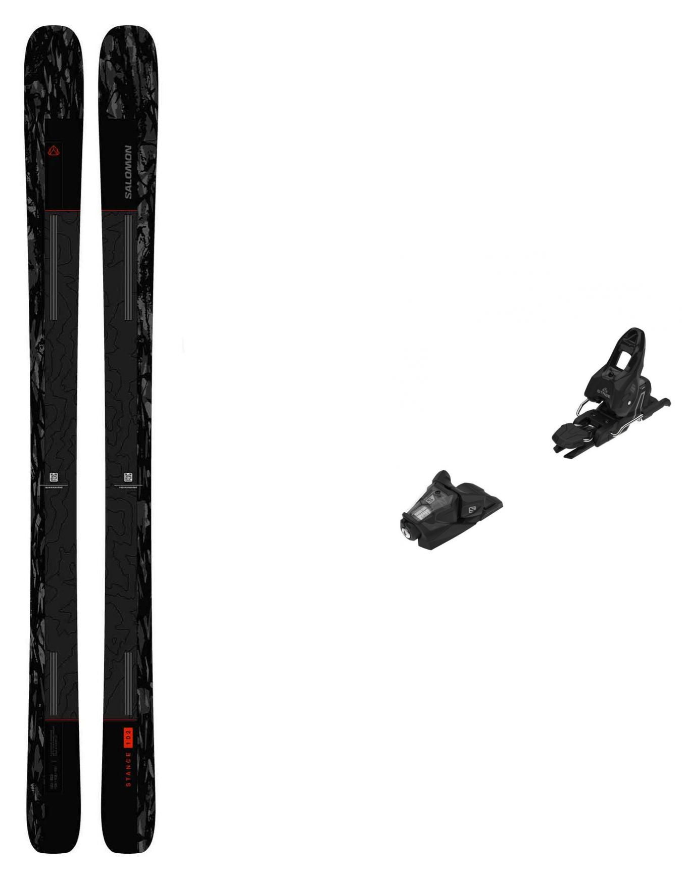 Pack Stance 102 Black/Red 2023 + Salomon