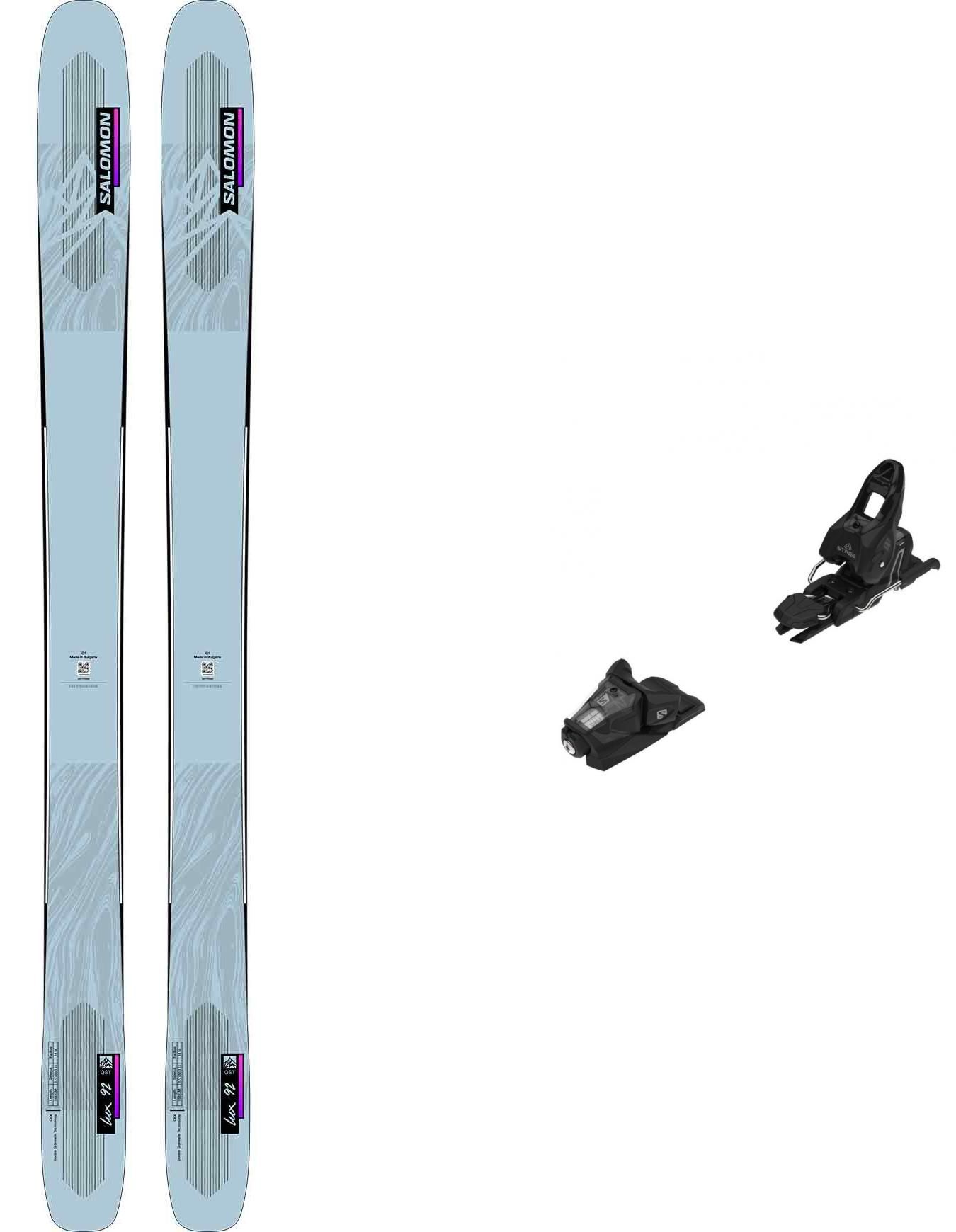 Pack Qst Lux 92 Gray Dawn/Neon Pink/Black 2023 + Salomon